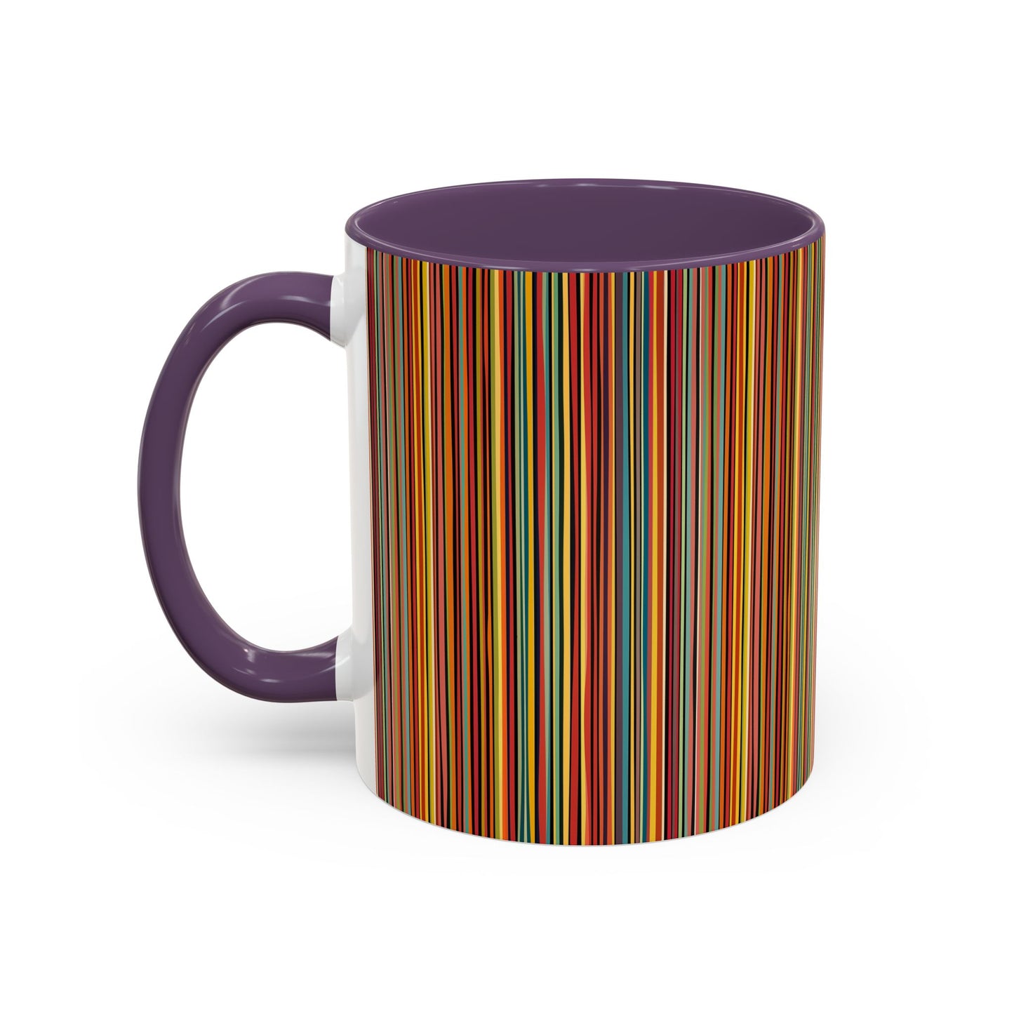 Coffee Mug - Vibrant Coloured Lines