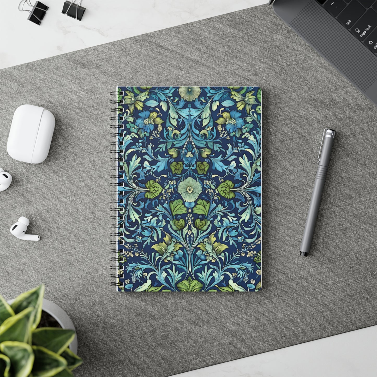 A5 Notebook - William Morris Inspired Design