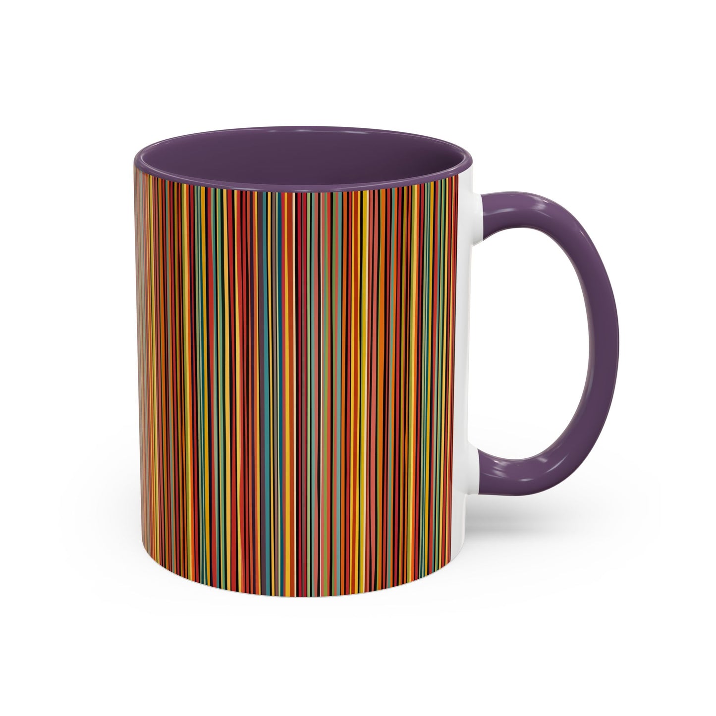 Coffee Mug - Vibrant Coloured Lines