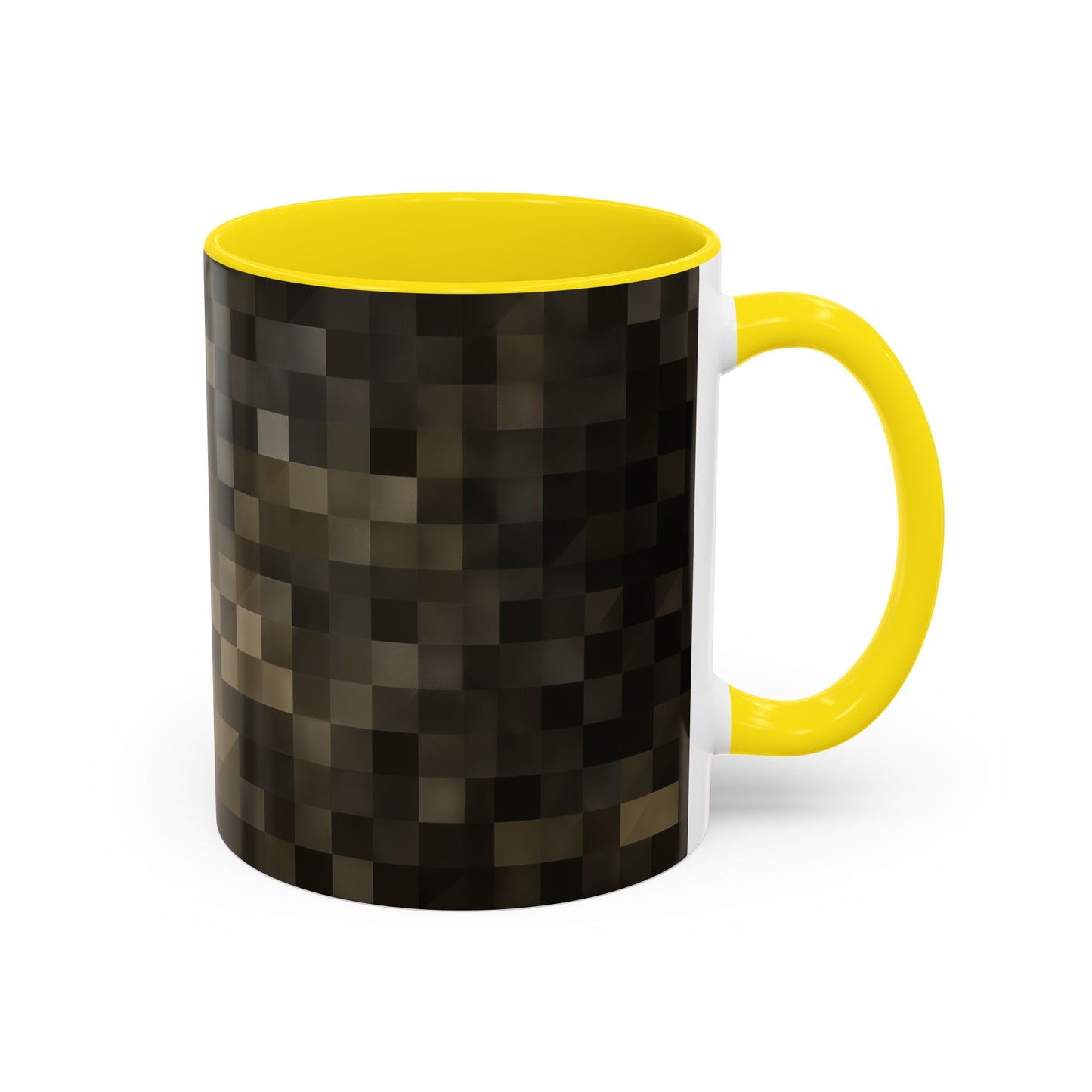Accent Colour Mug - Stone Pixels