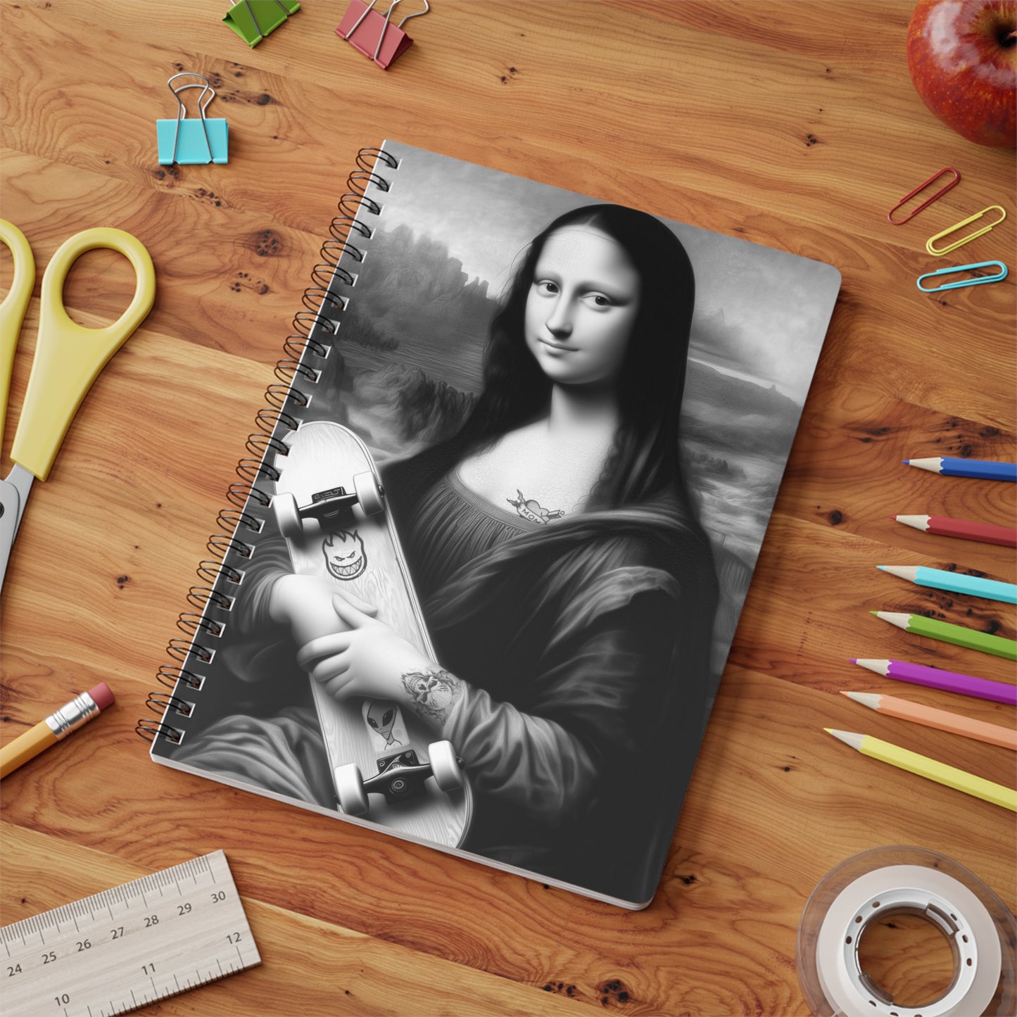 A5 Notebook - Skater Mona