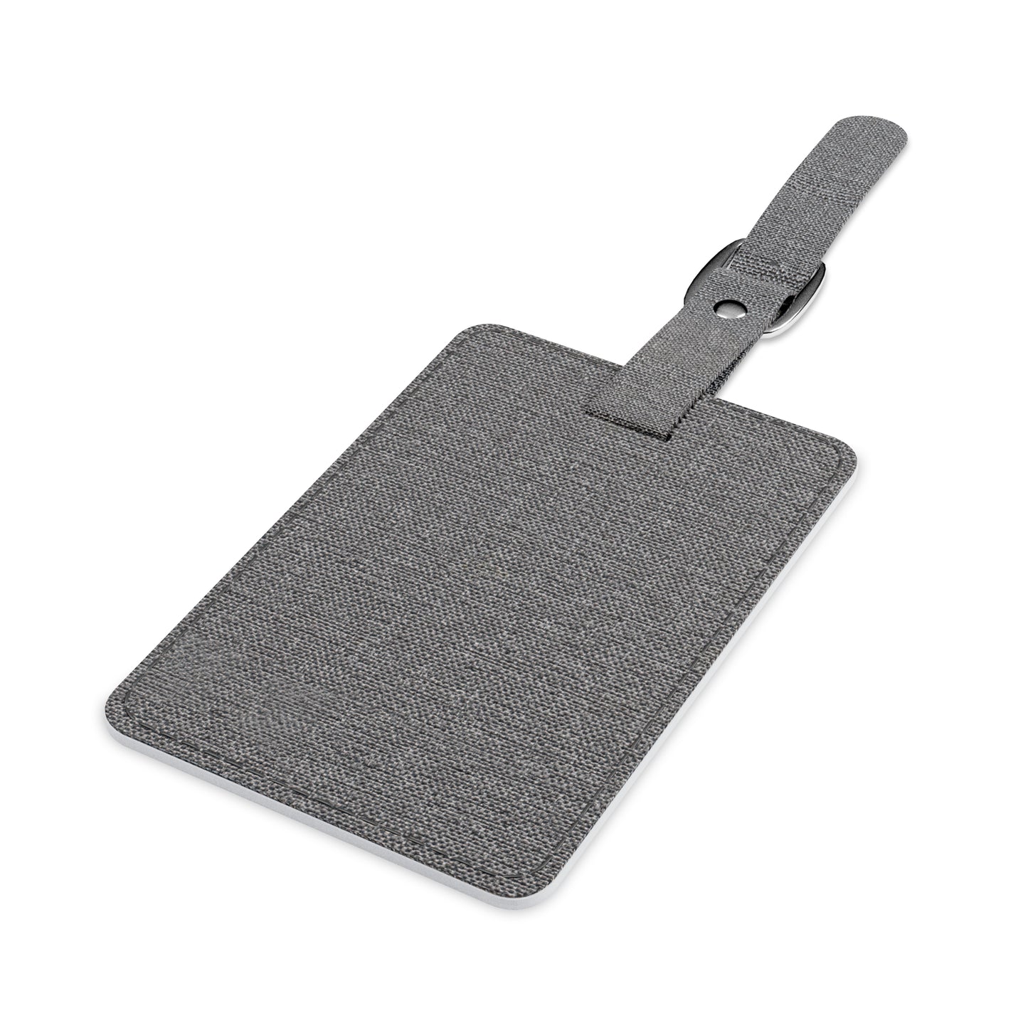 Canvas Backed Luggage Tag - Pink Matrix