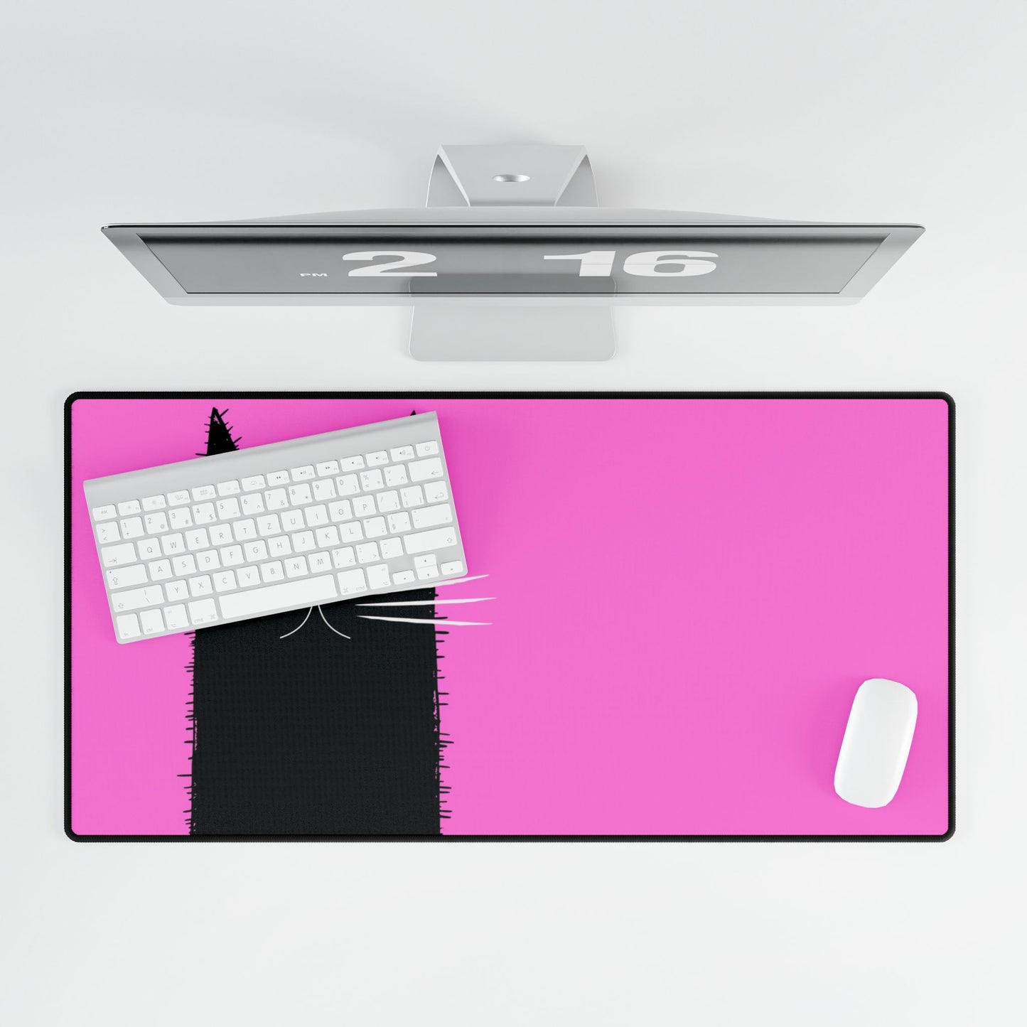 Desk Mat - Black Cat