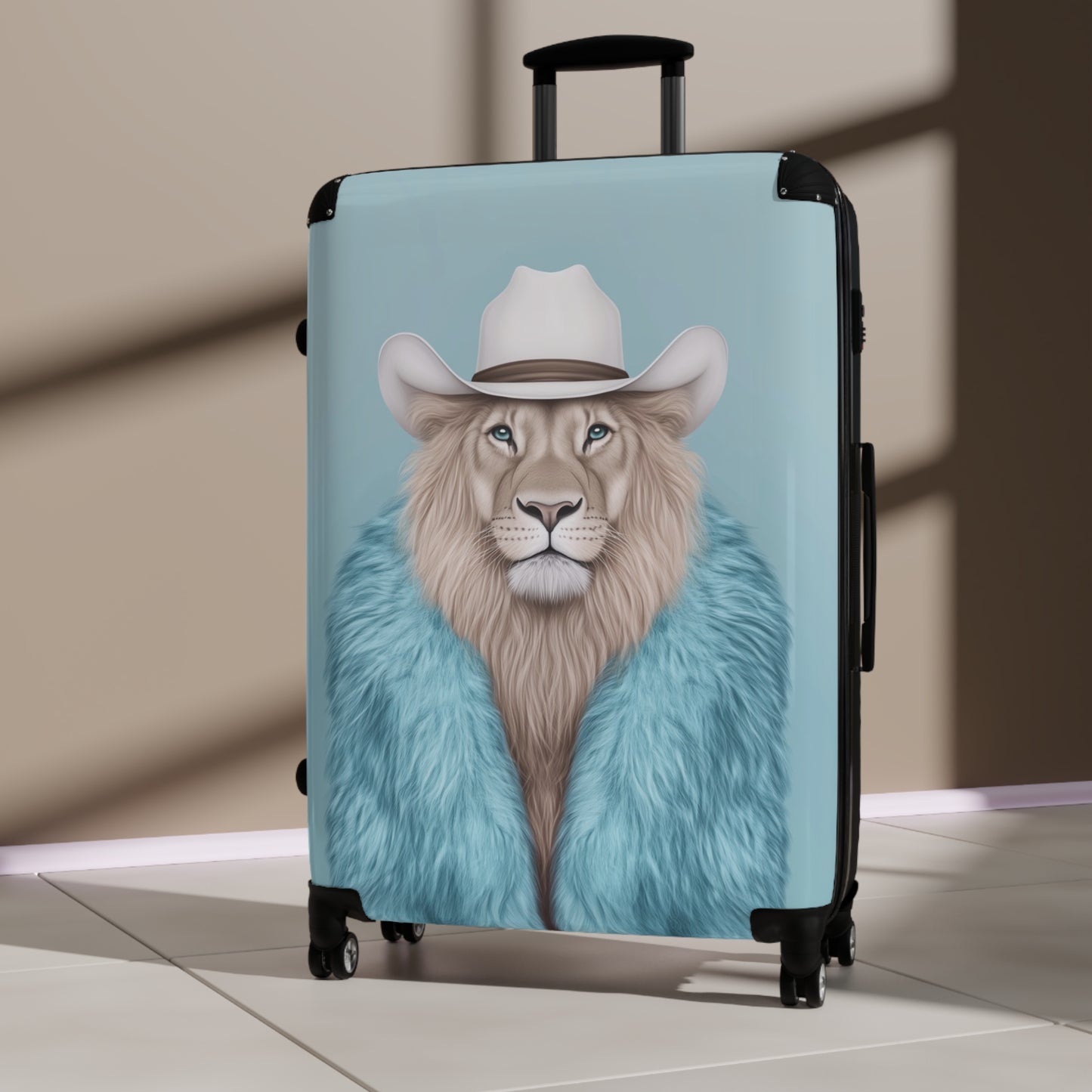 Lion in Fur Coat - Suitcase