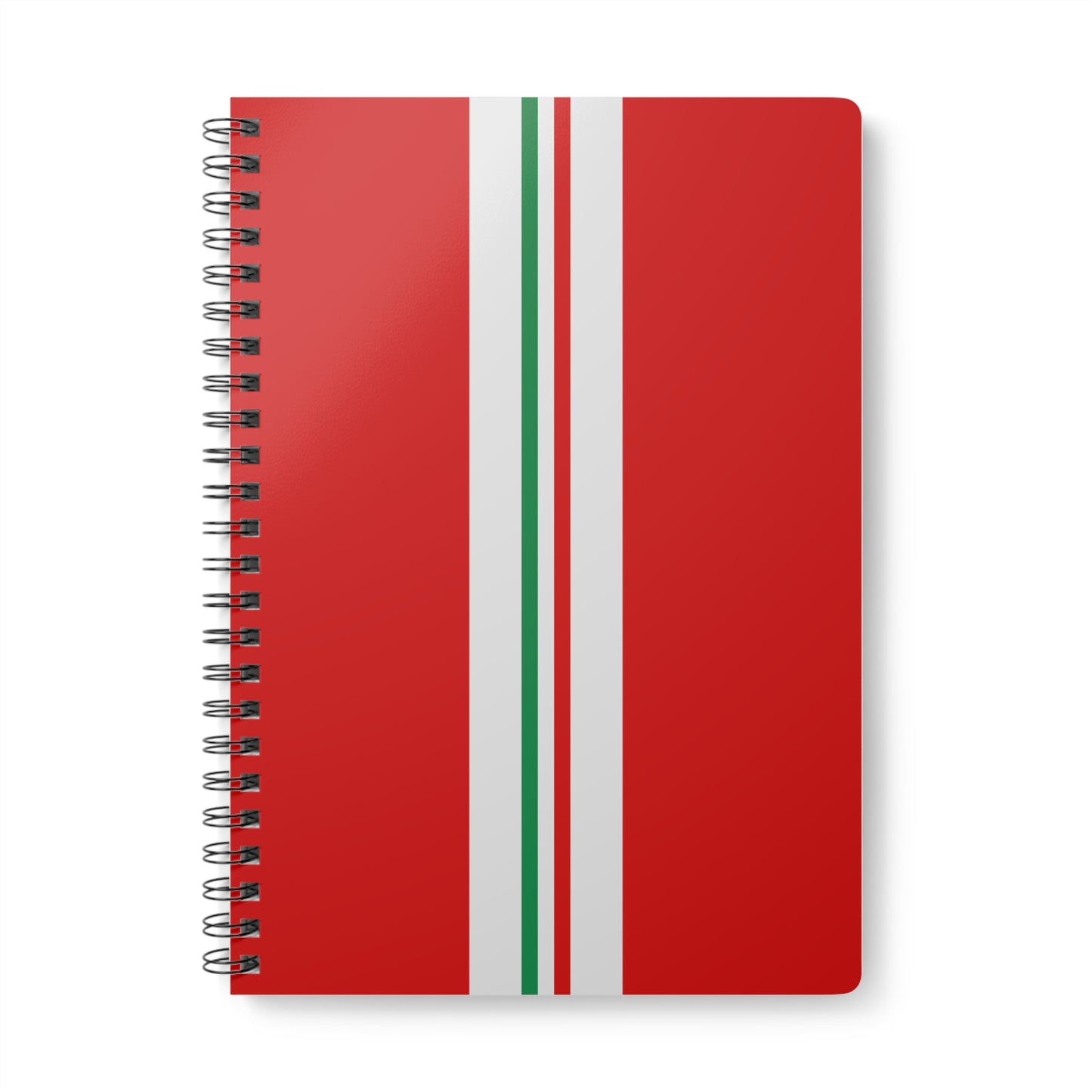A5 Softcover Notebook - Rosso Corsa Stradale Red