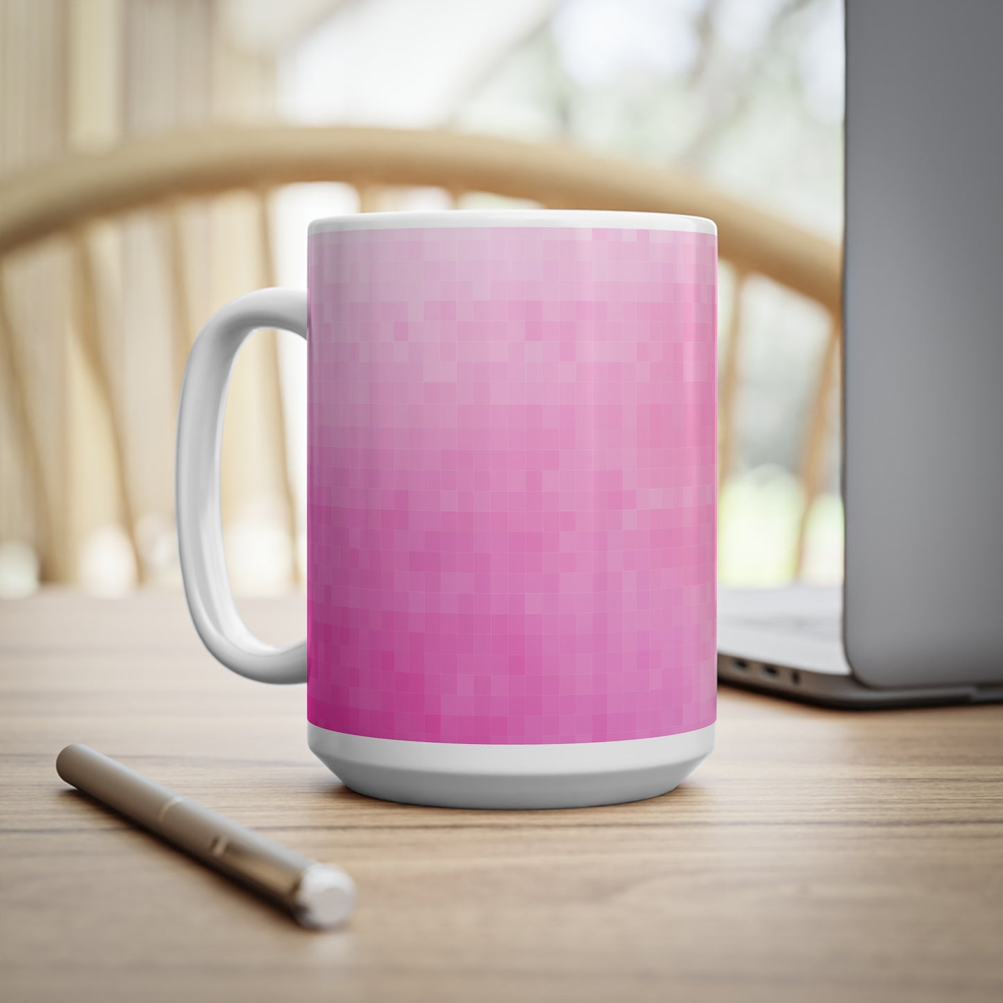 11oz / 15oz Mug - Pink Pixels
