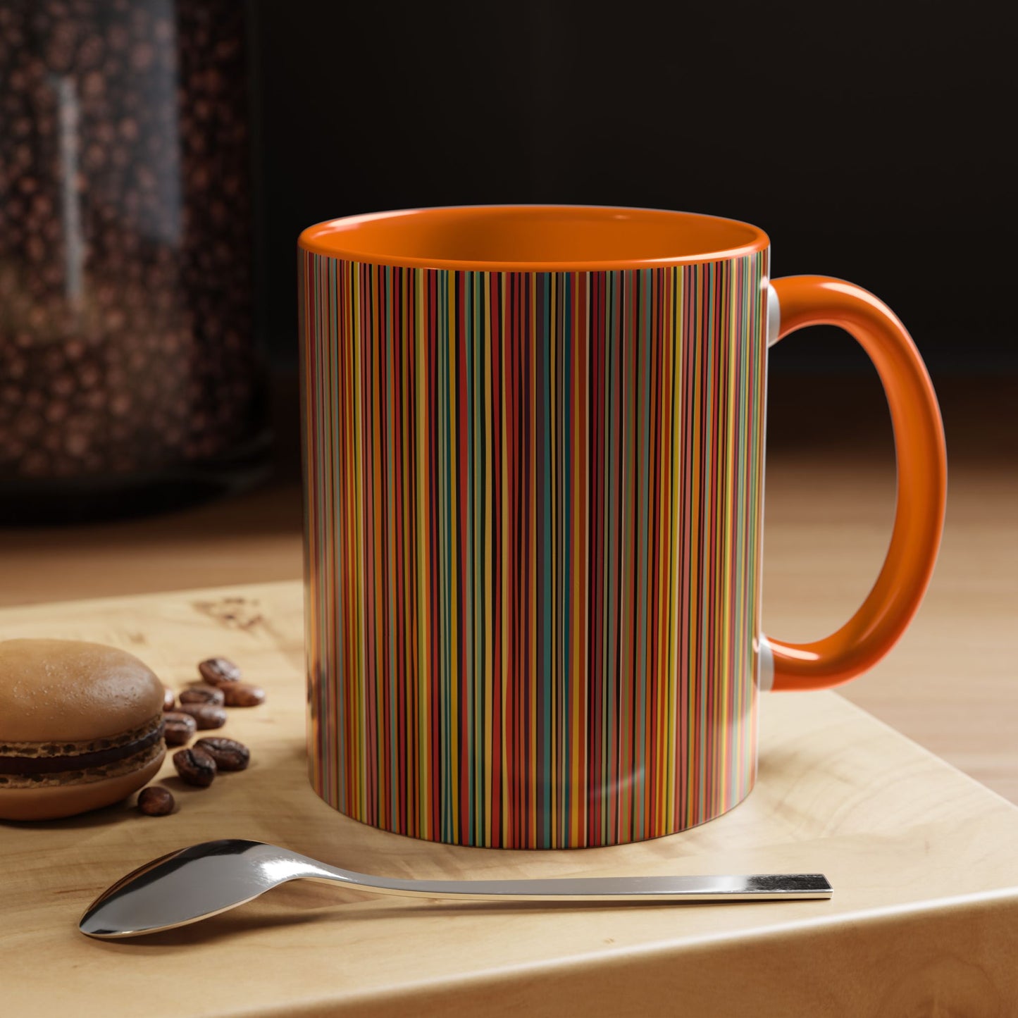 Coffee Mug - Vibrant Coloured Lines