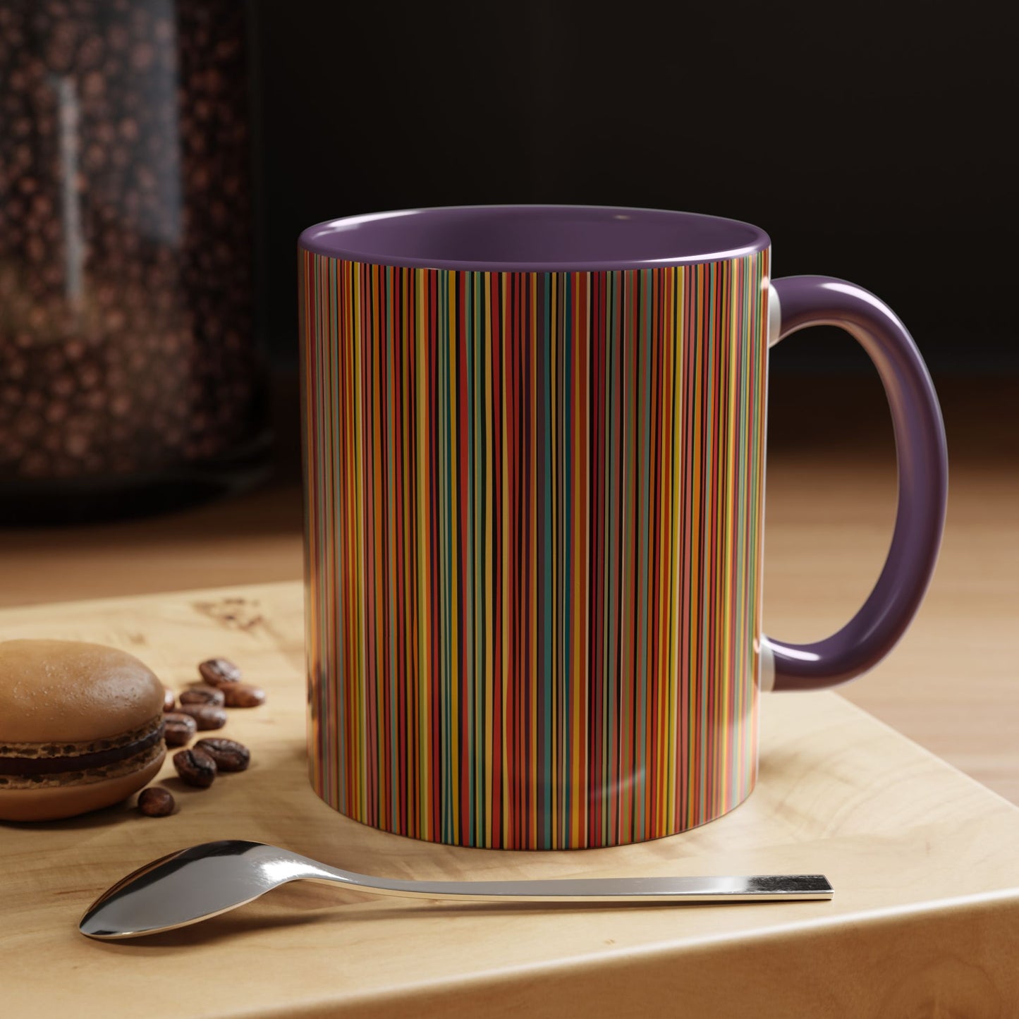 Coffee Mug - Vibrant Coloured Lines