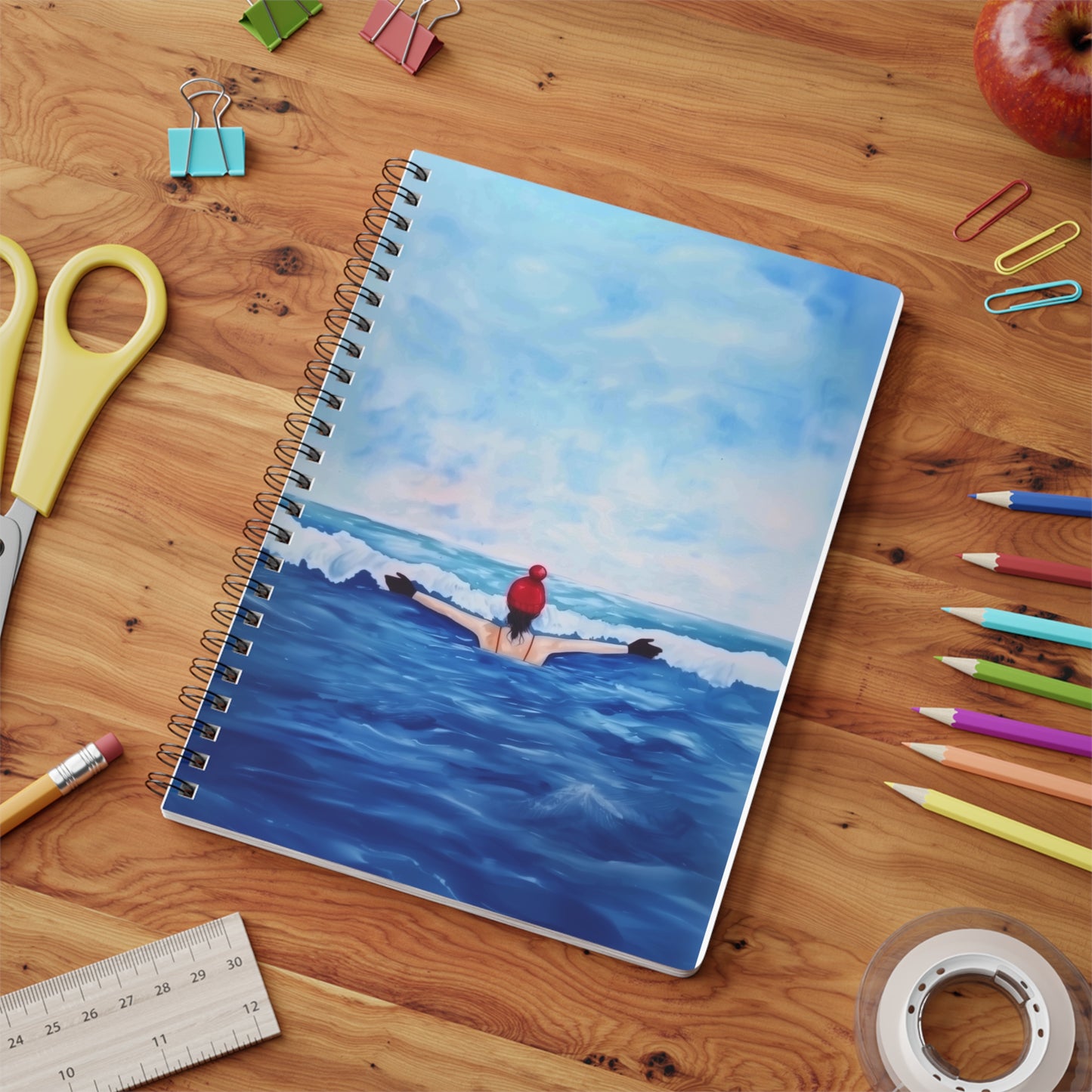 A5 Notebook - Wild Ocean Swimming