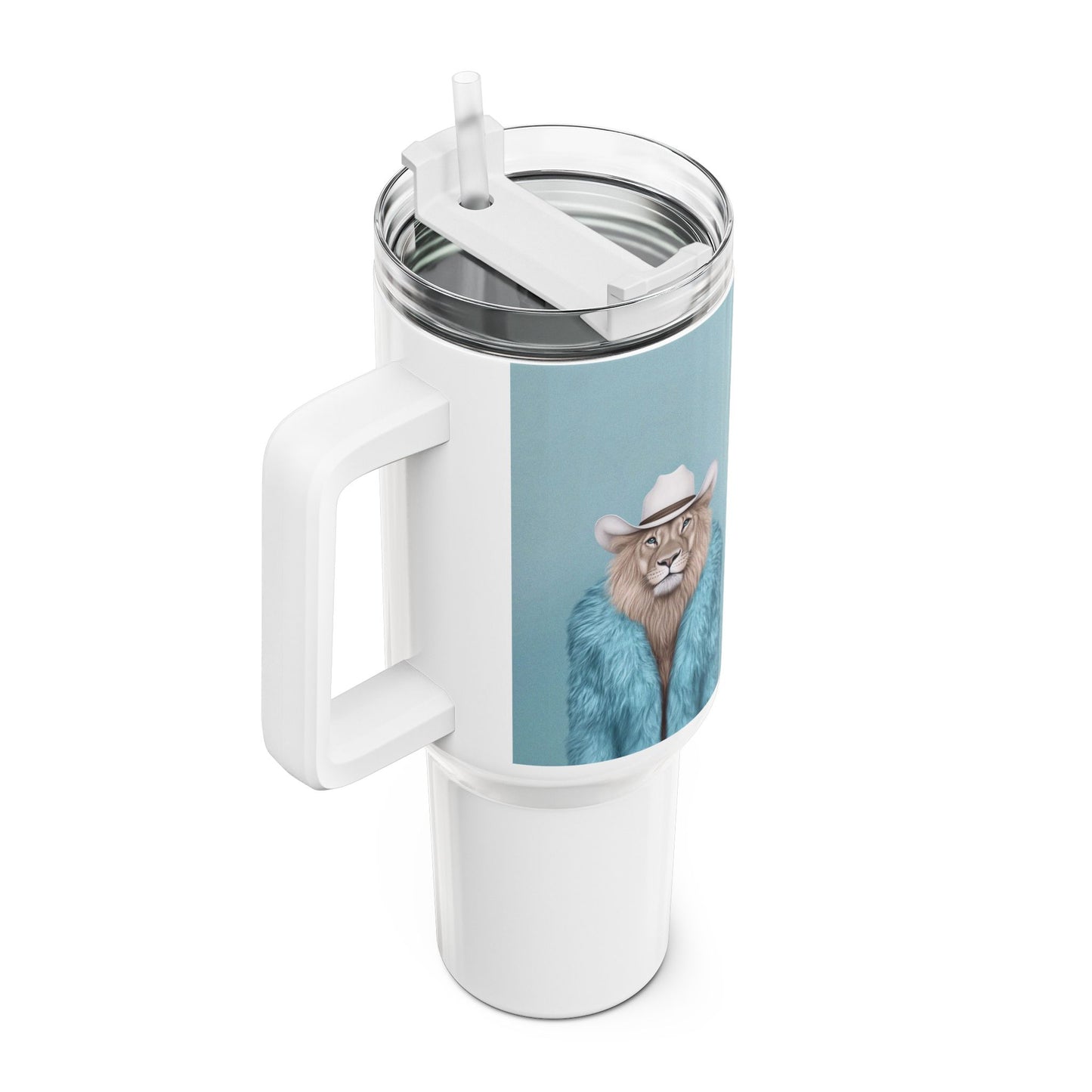 Lion in Fur Coat - 40oz Tumbler