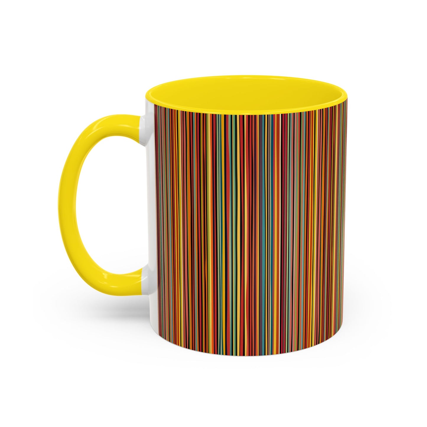 Coffee Mug - Vibrant Coloured Lines