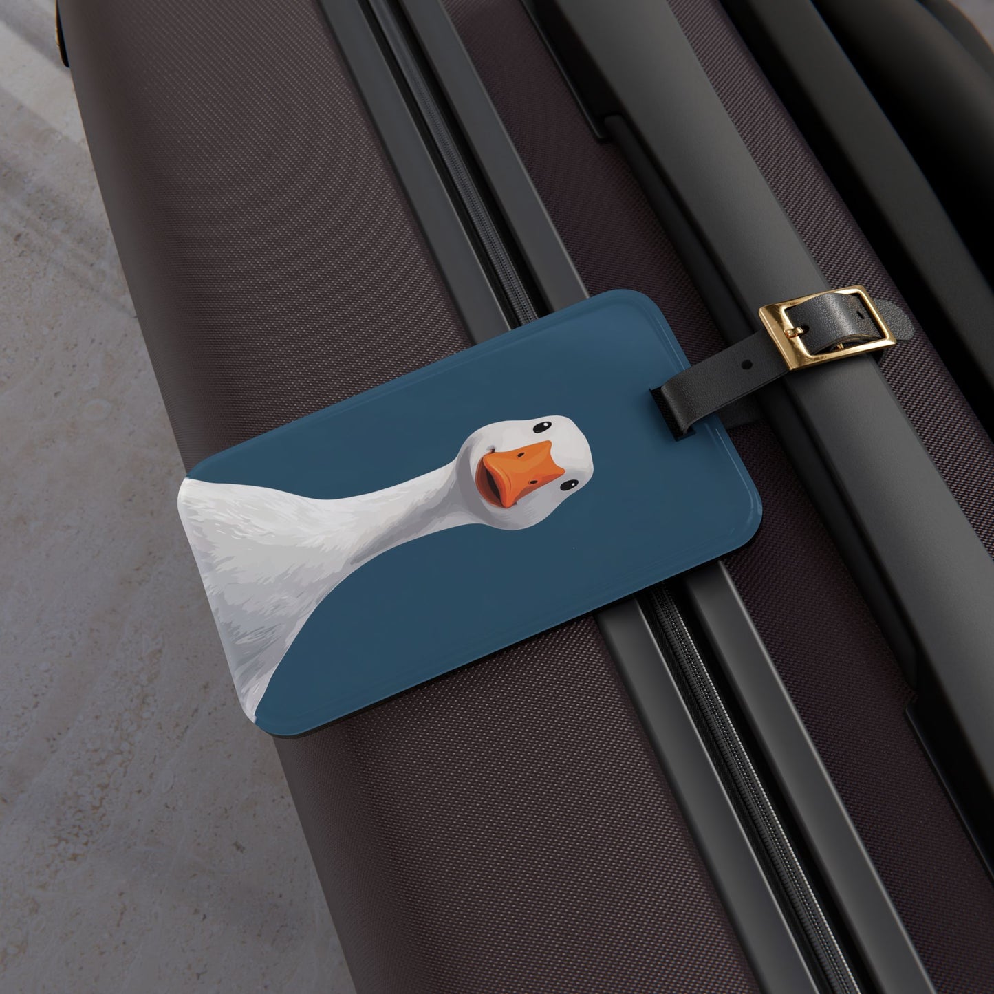 Address Luggage Tag - Silly Goose