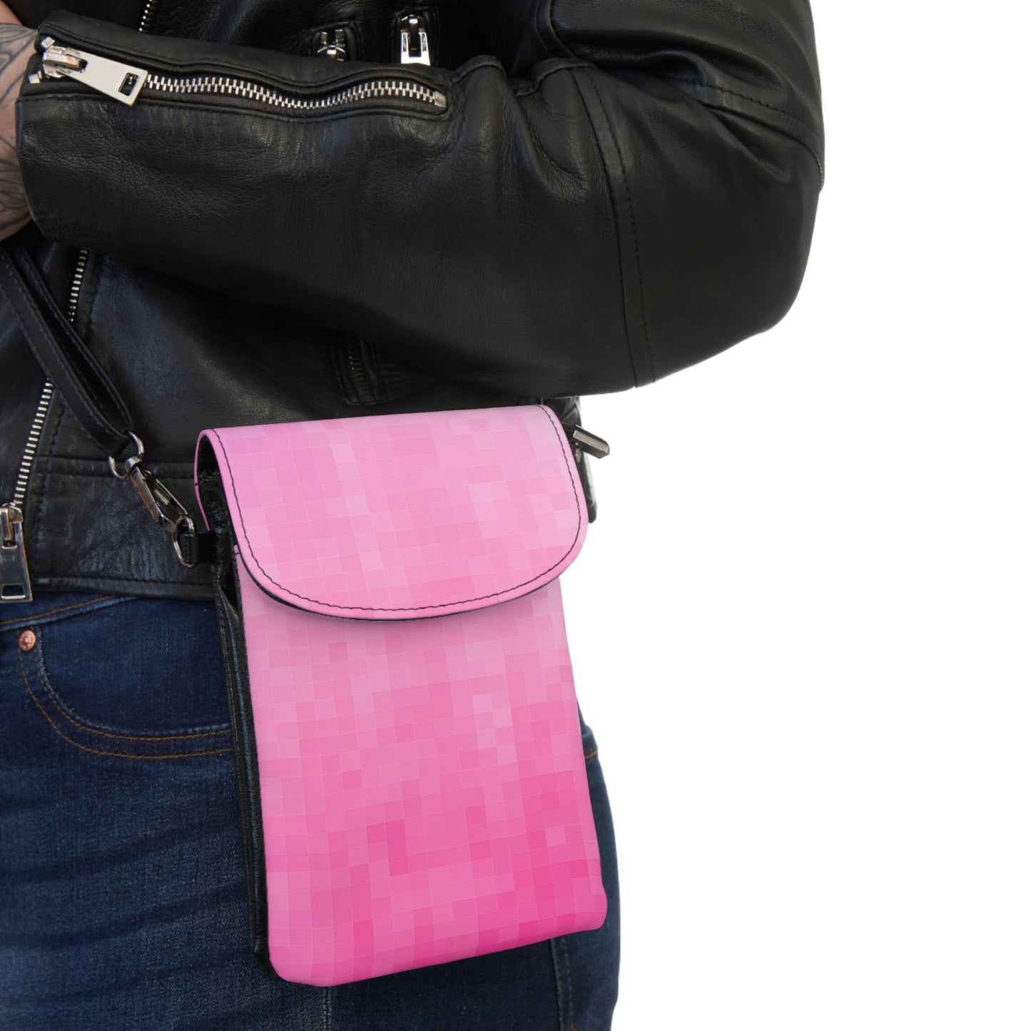 Phone Wallet - Pink Matrix