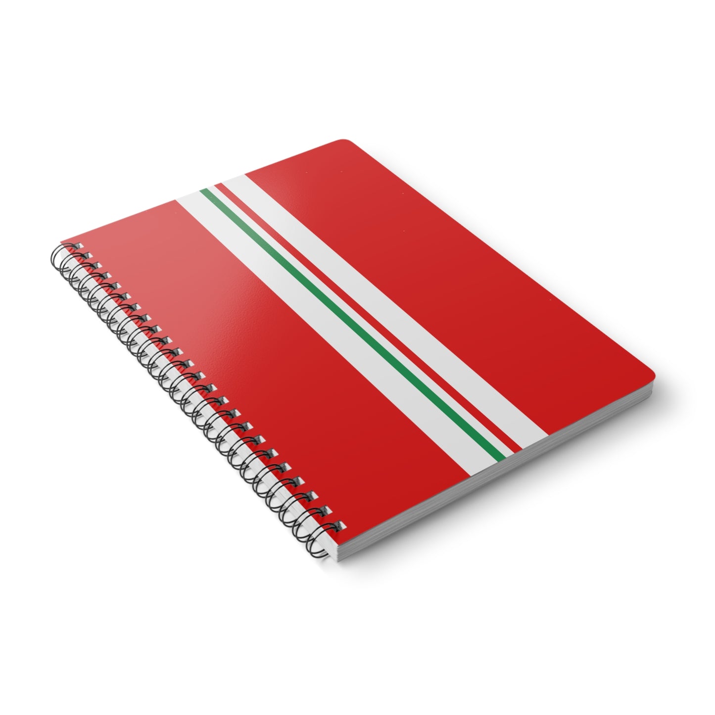 A5 Softcover Notebook - Rosso Corsa Stradale Red