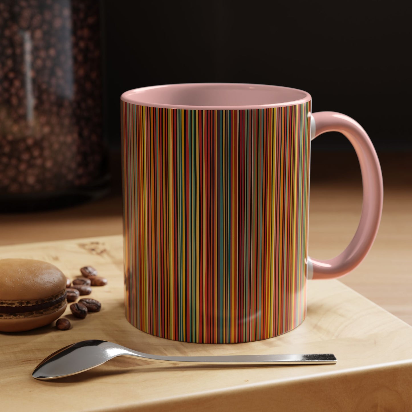 Coffee Mug - Vibrant Coloured Lines