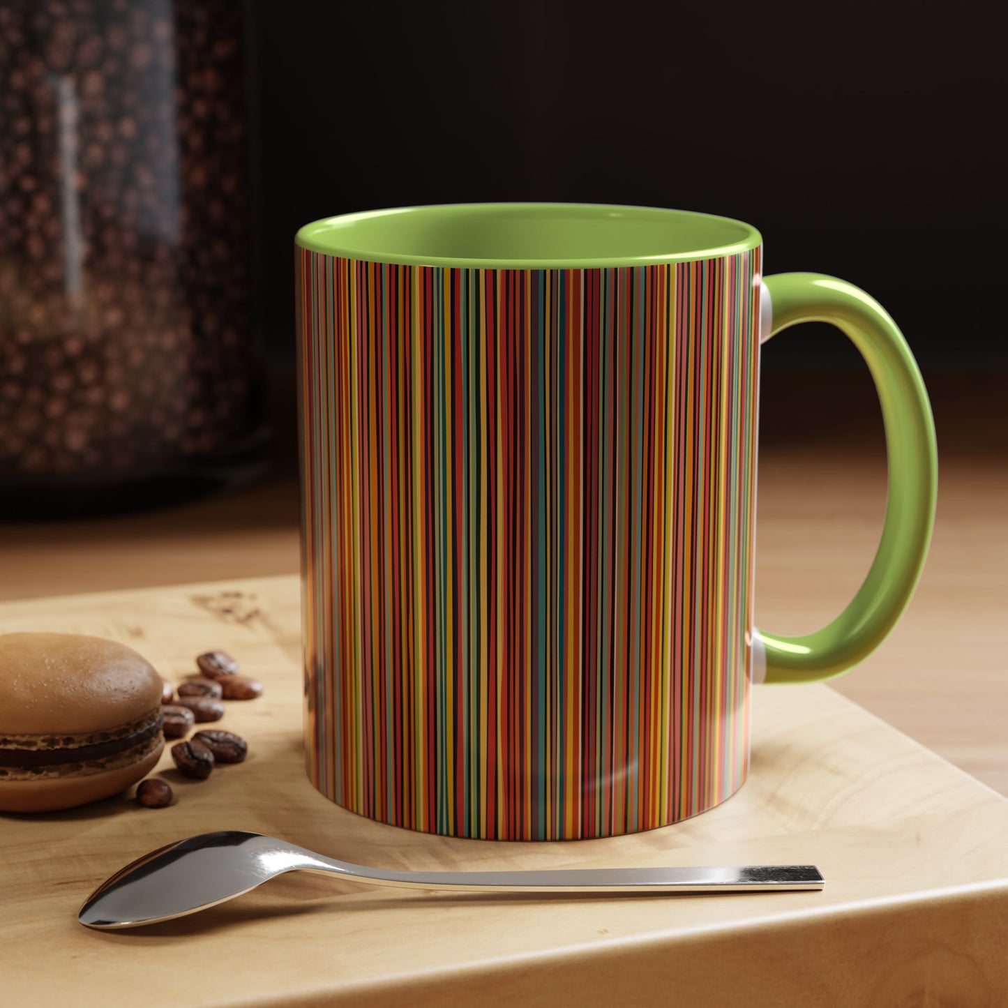 Coffee Mug - Vibrant Coloured Lines
