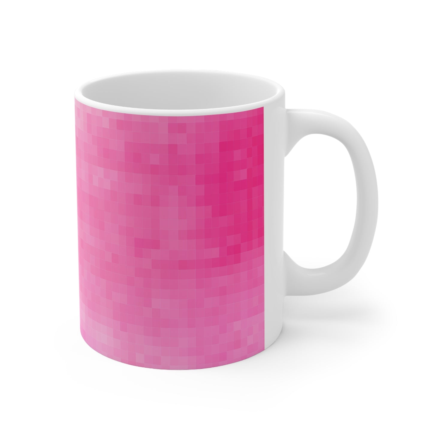 11oz / 15oz Mug - Pink Pixels