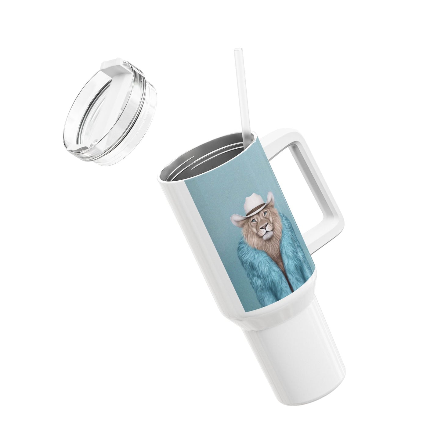Lion in Fur Coat - 40oz Tumbler