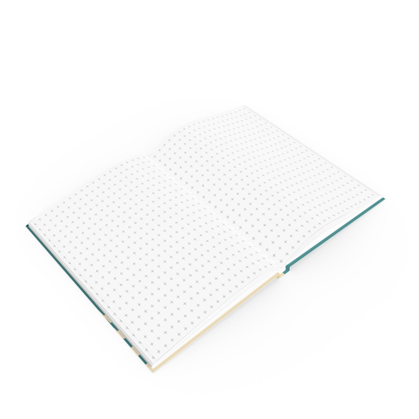 Hard Backed Journal - Teal Striped