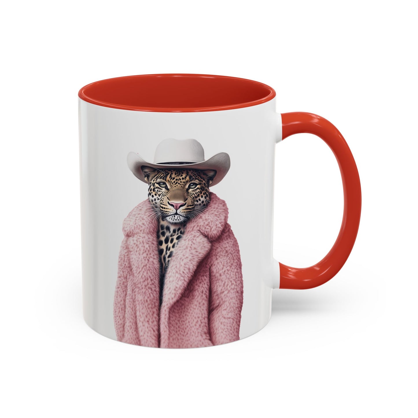 Coffee Mug - Cool Cat in Pink Fur