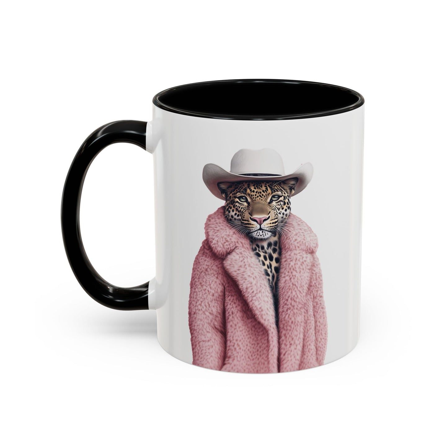 Coffee Mug - Cool Cat in Pink Fur