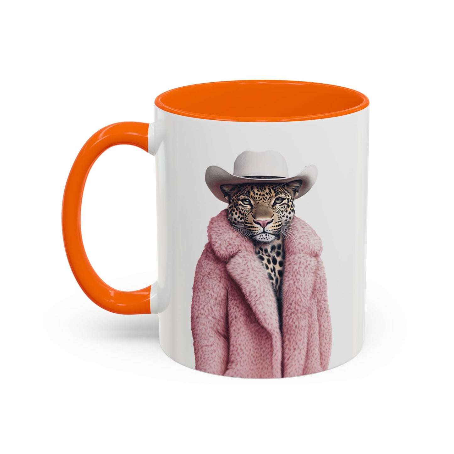 Coffee Mug - Cool Cat in Pink Fur