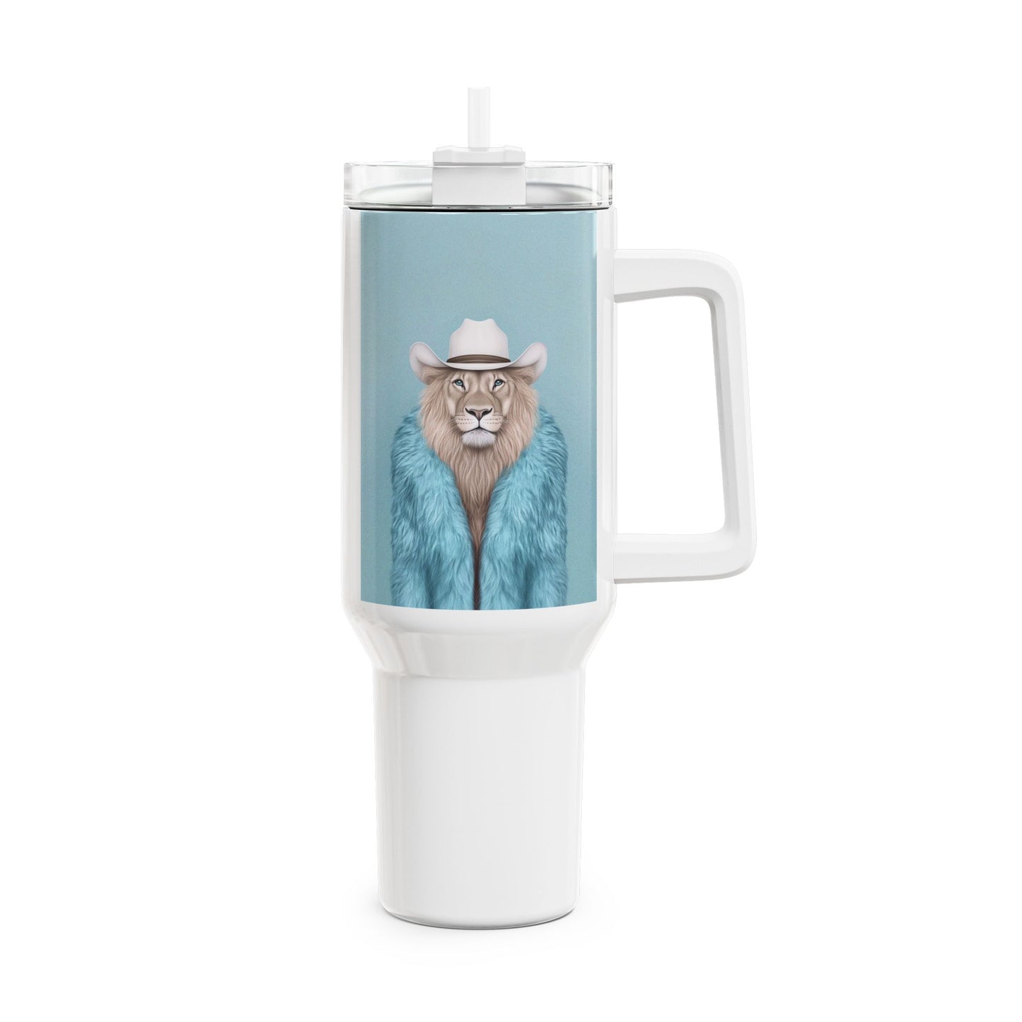 Lion in Fur Coat - 40oz Tumbler
