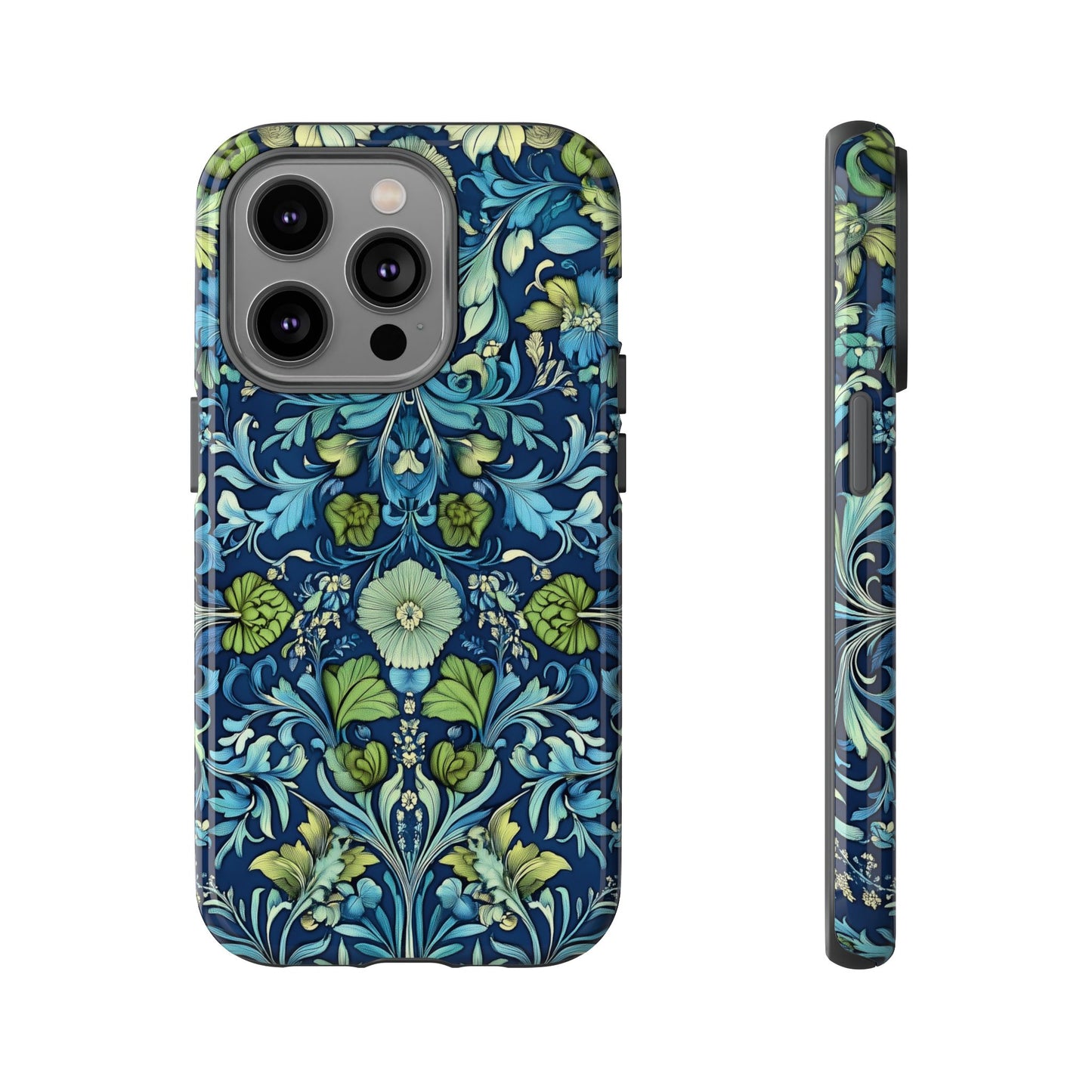 Blue William Morris Style - Tough Case