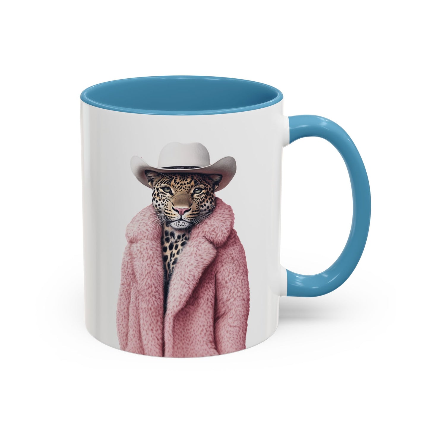 Coffee Mug - Cool Cat in Pink Fur
