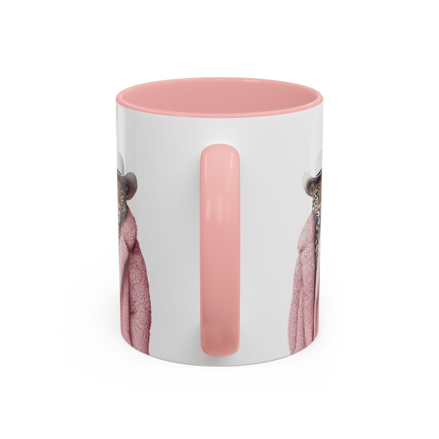 Accent Coffee Mug - Cool Cat Leopard