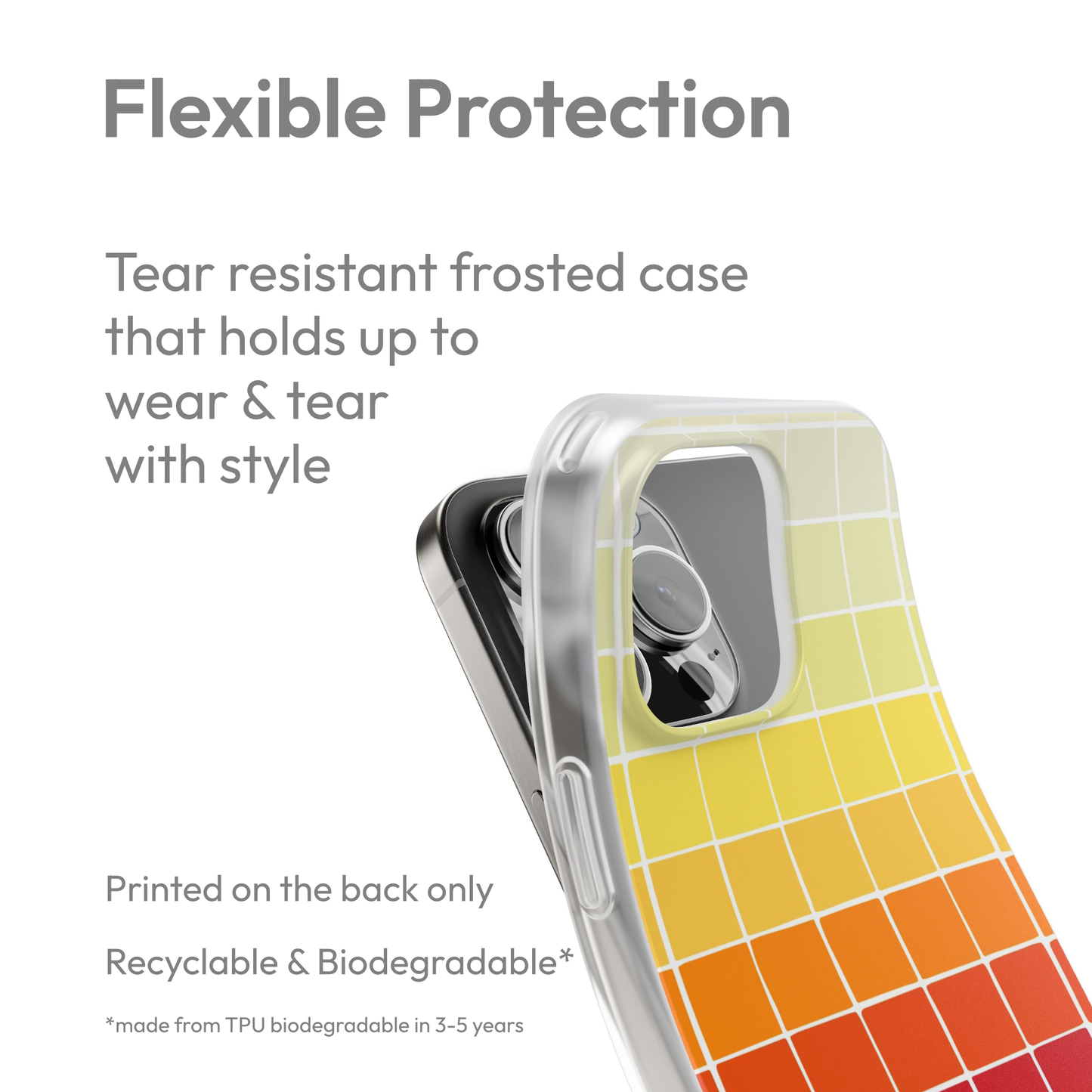 Colourful Squares - Flexi Case