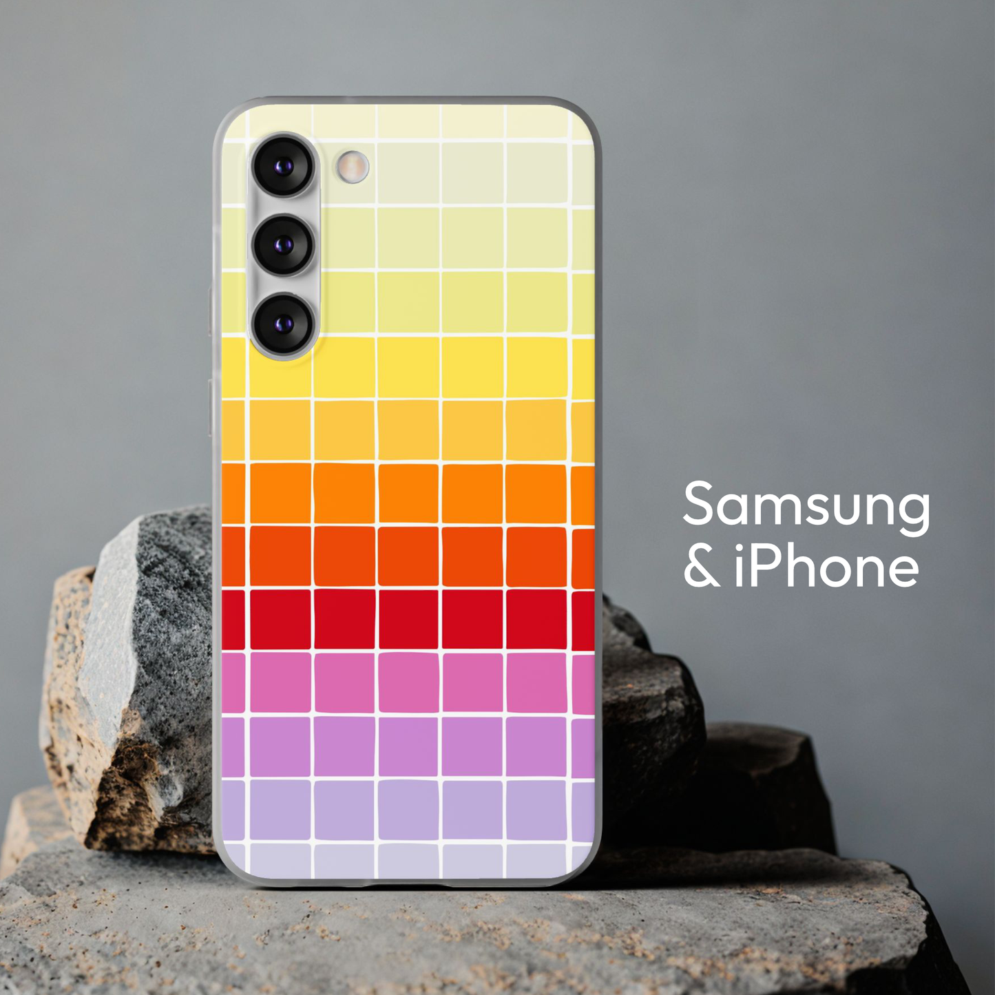 Colourful Squares - Flexi Case