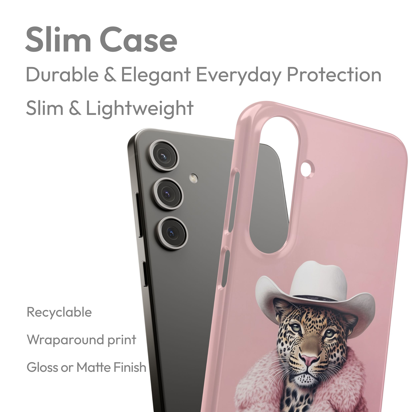 Leopard Fur Coat - Slim Case
