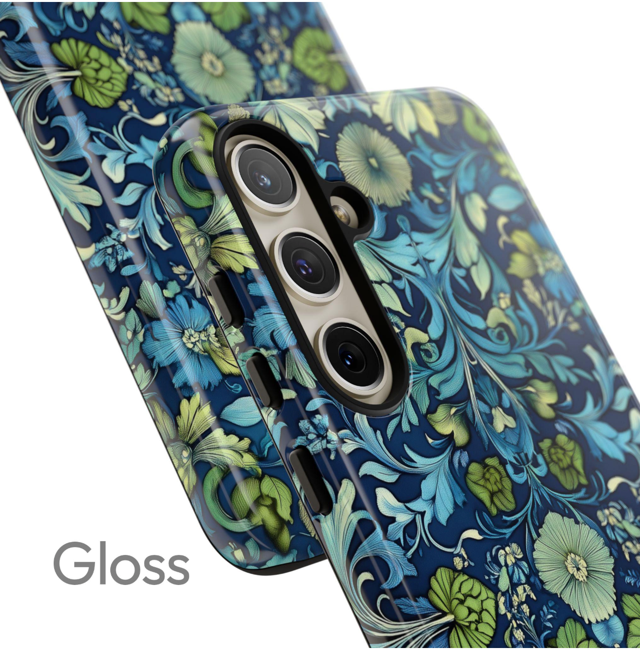 Blue William Morris Style - Tough Case