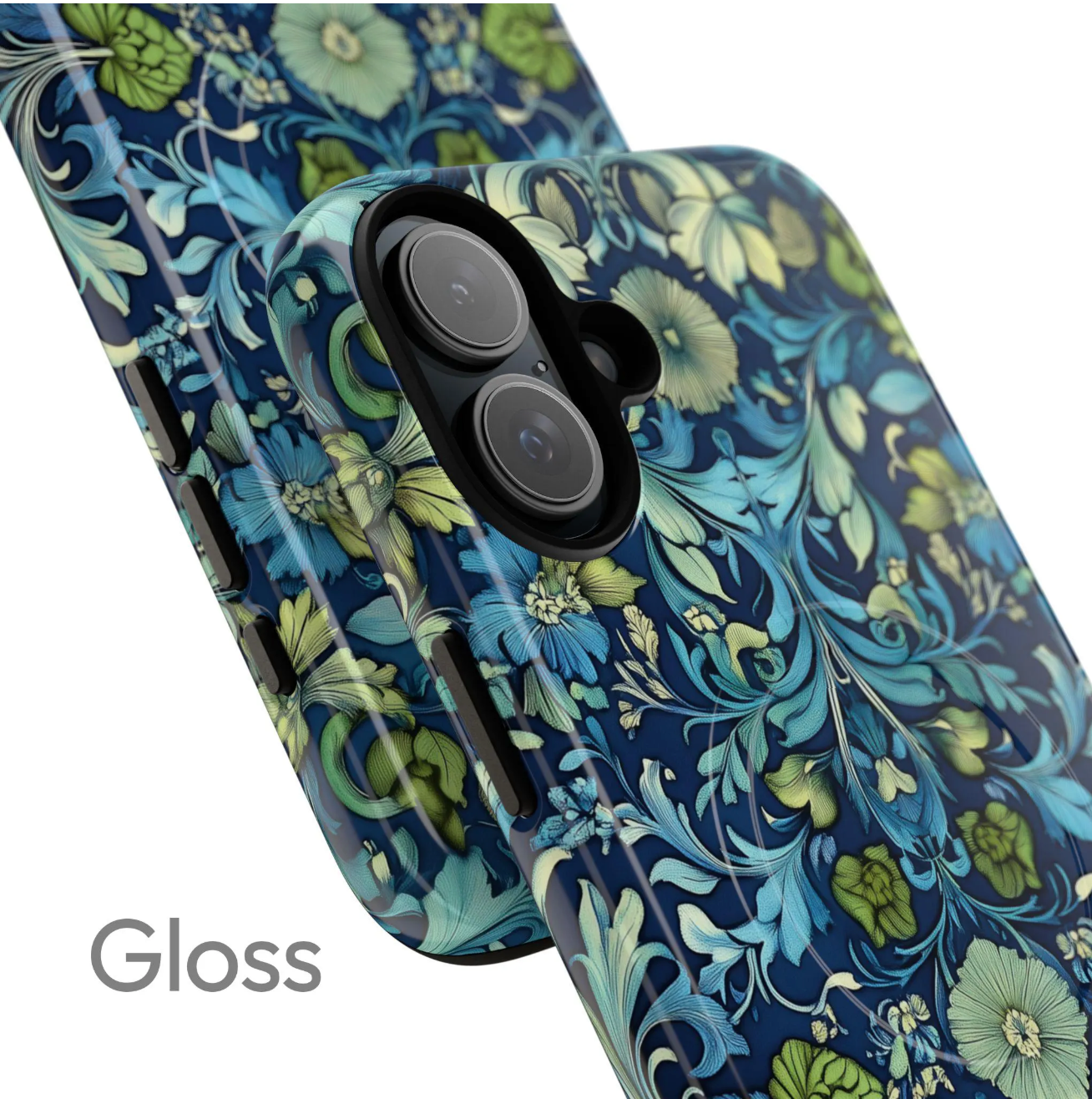 Blue William Morris Inspired