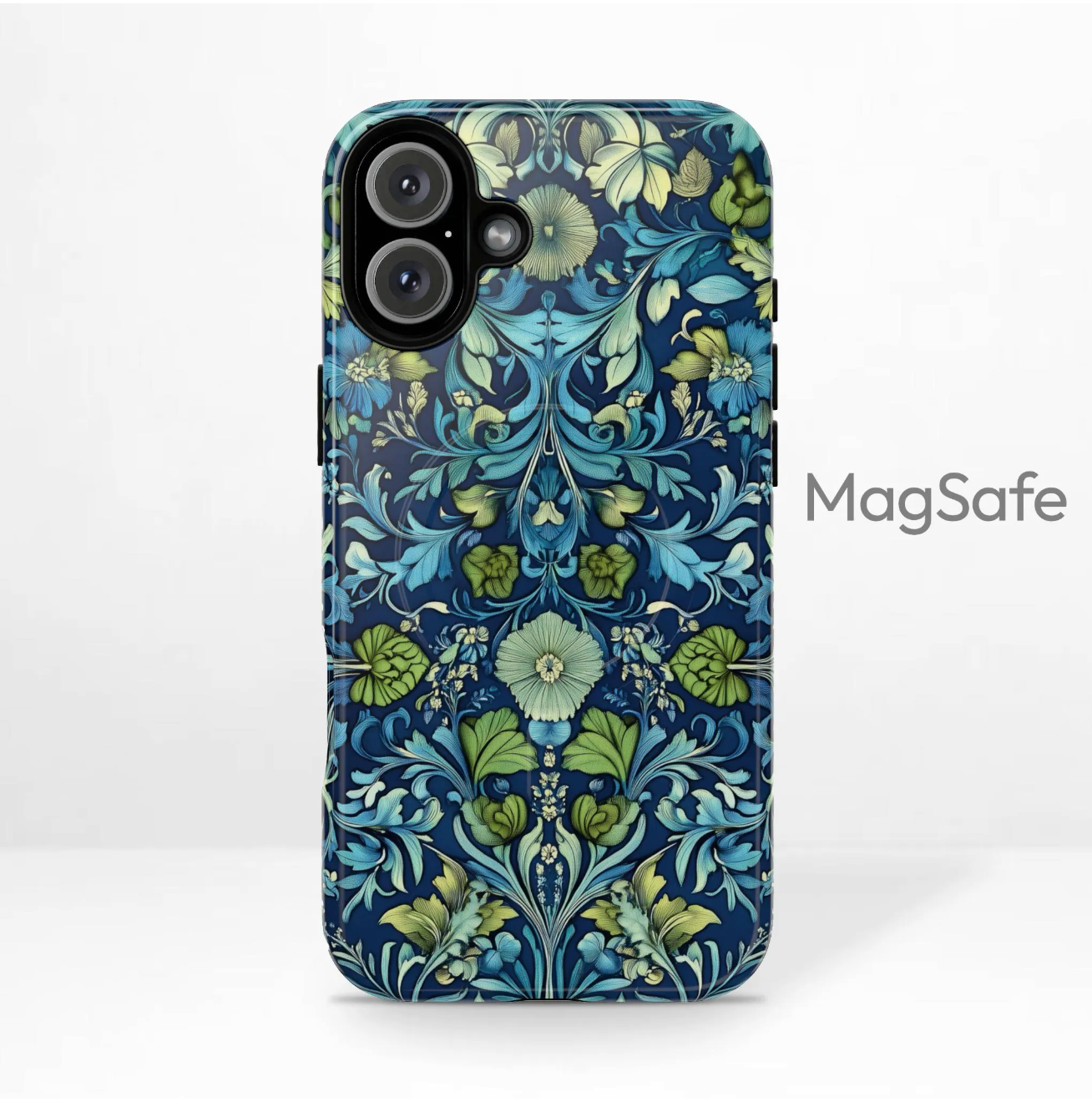 Blue William Morris Inspired