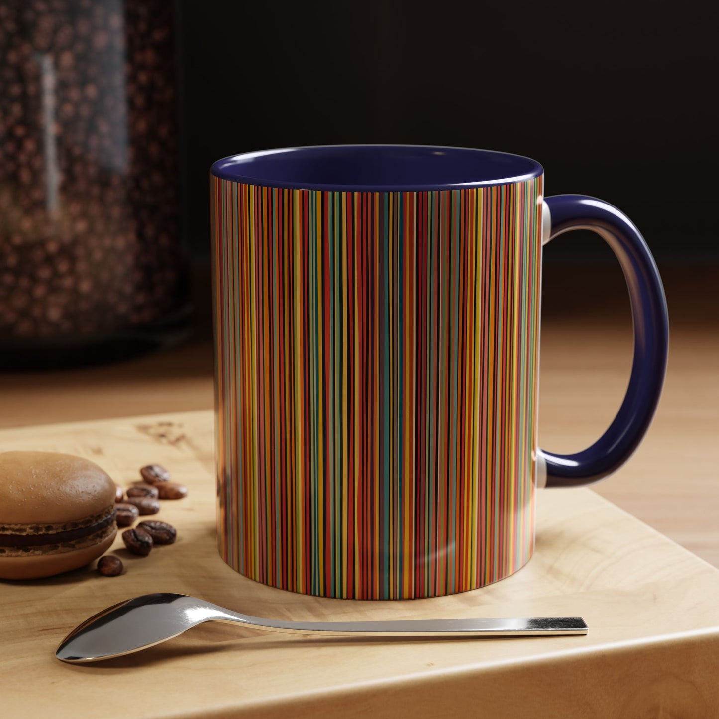 Coffee Mug - Vibrant Coloured Lines