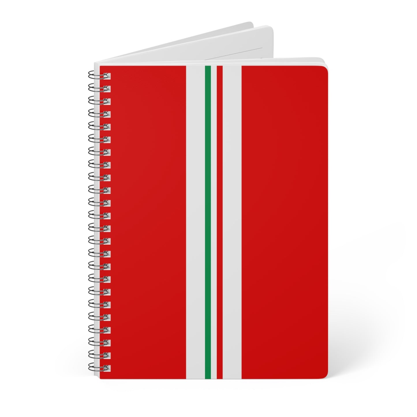 A5 Softcover Notebook - Rosso Corsa Stradale Red
