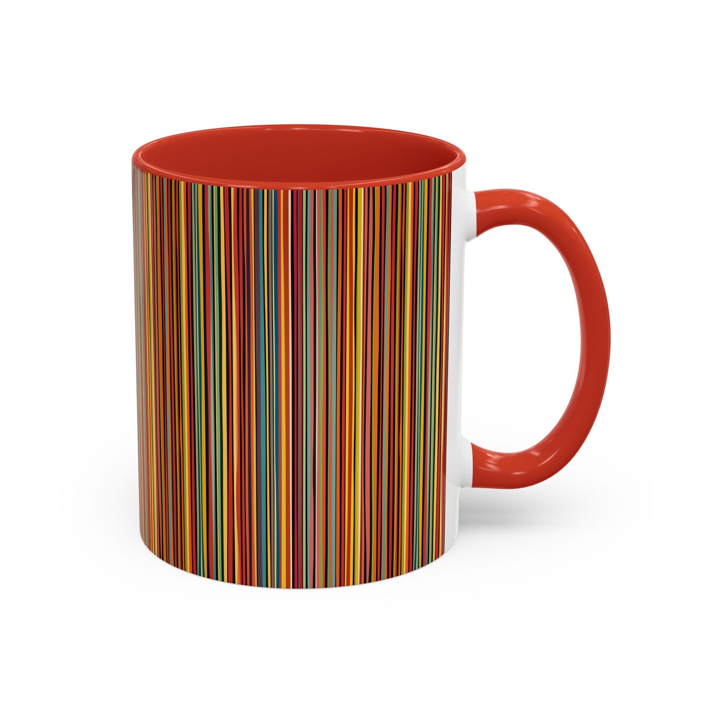 Coffee Mug - Vibrant Coloured Lines