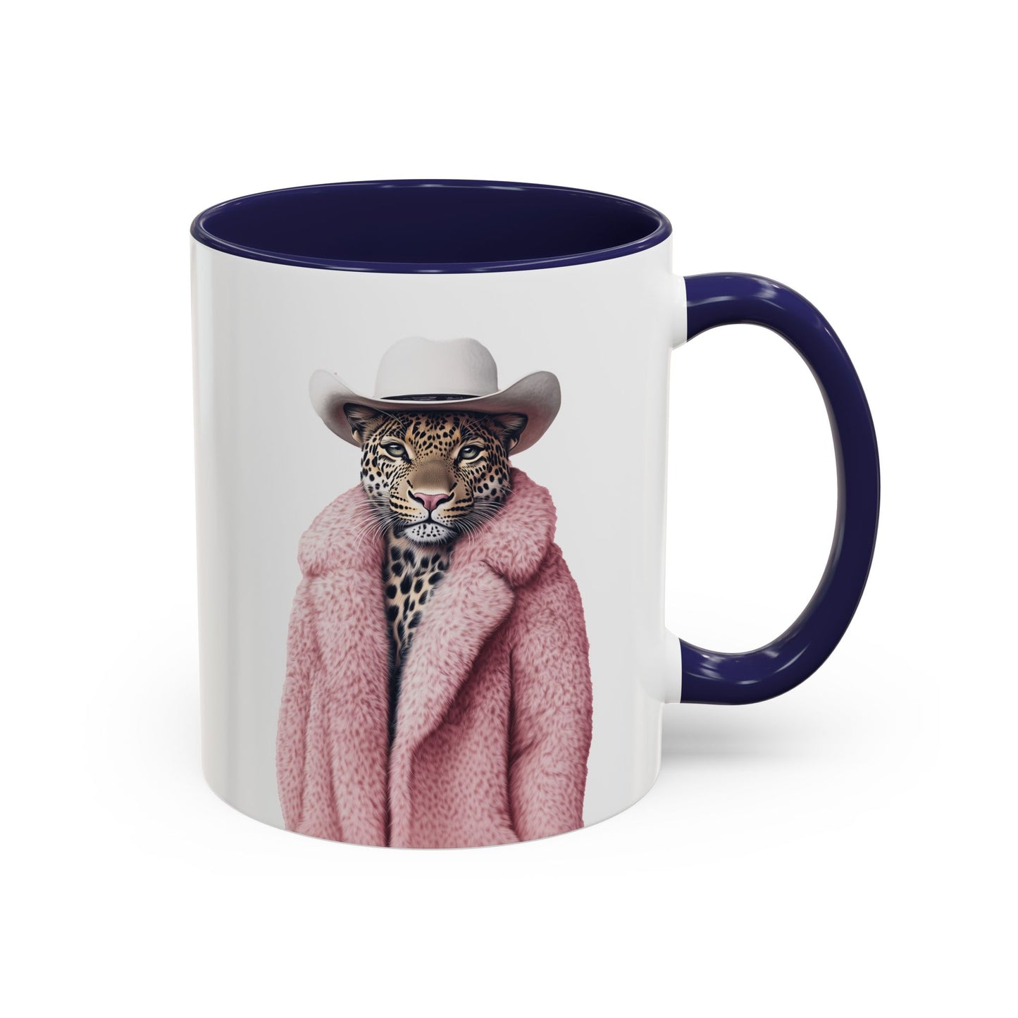 Coffee Mug - Cool Cat in Pink Fur