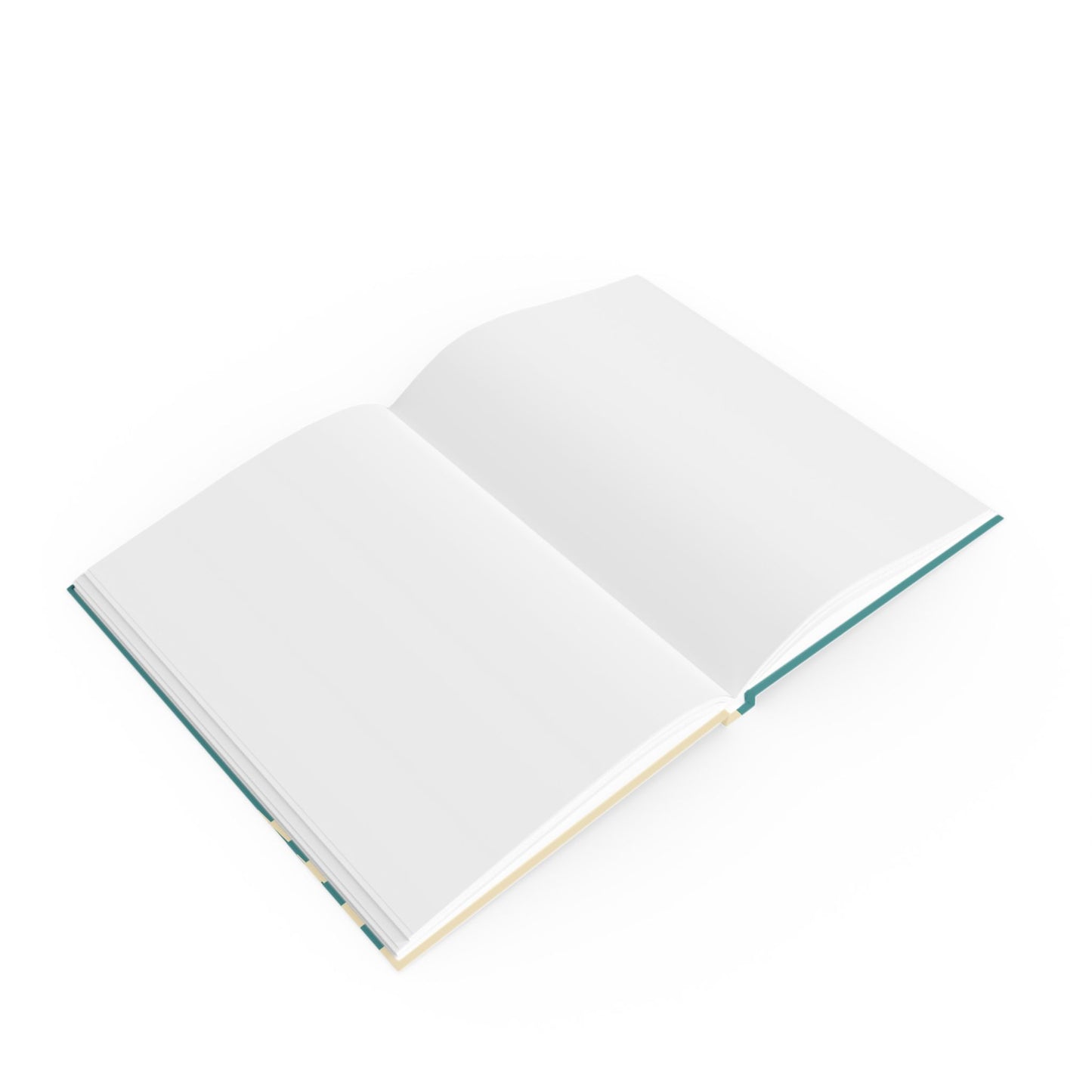 Hard Backed Journal - Teal Striped