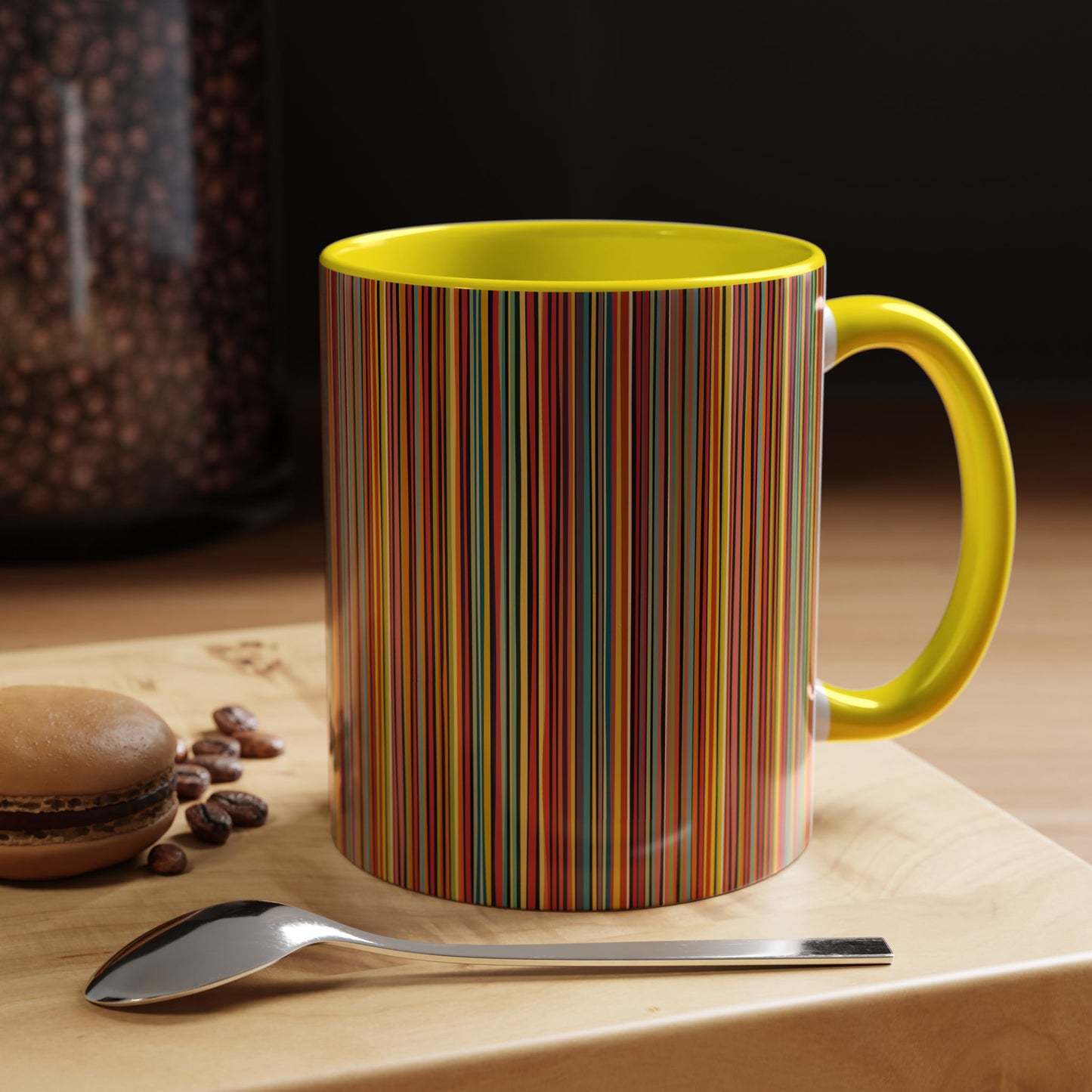 Coffee Mug - Vibrant Coloured Lines