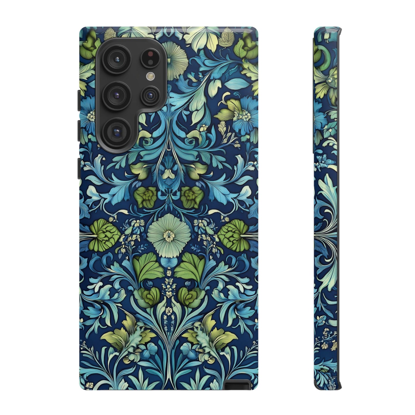 Blue William Morris Style - Tough Case