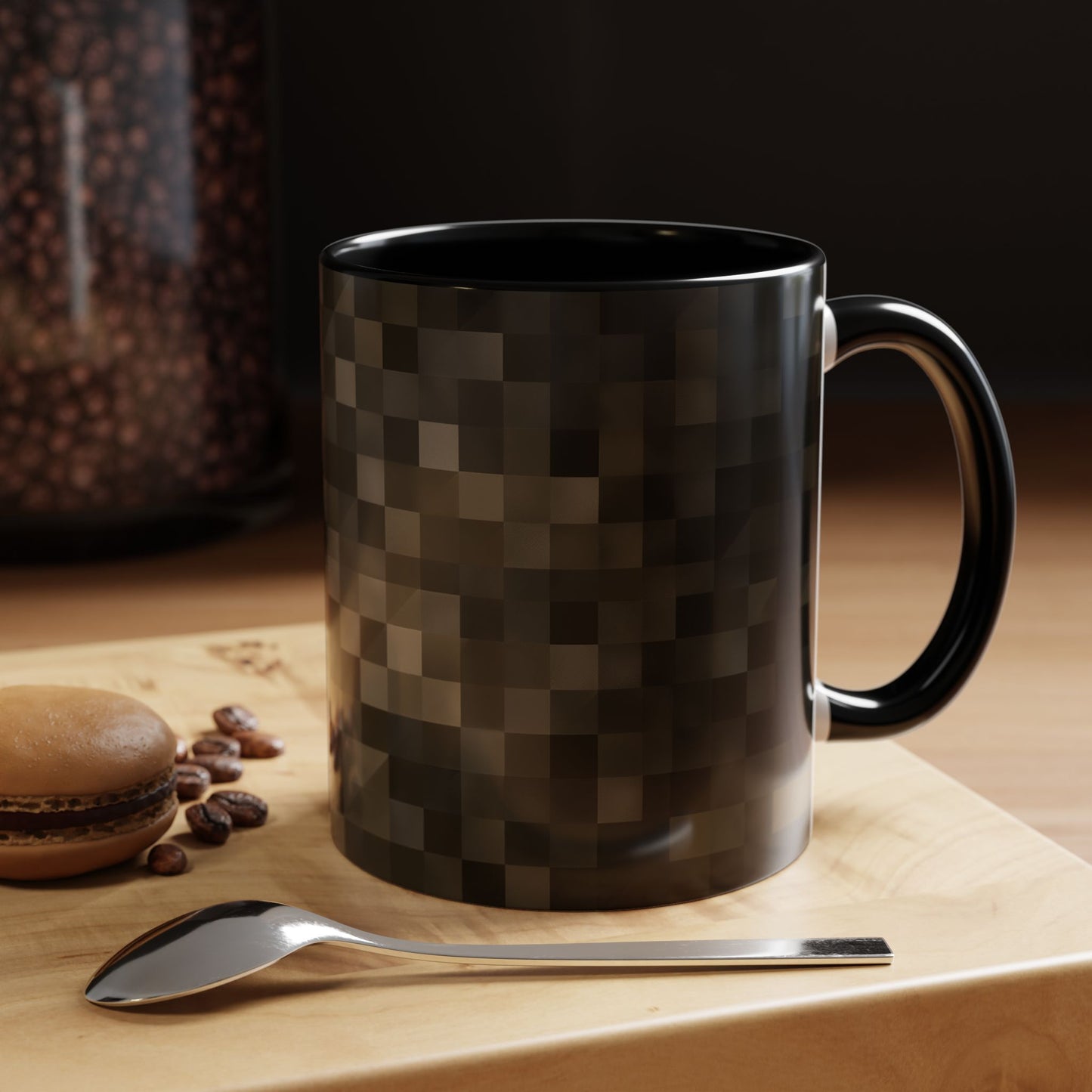 Accent Colour Mug - Stone Pixels
