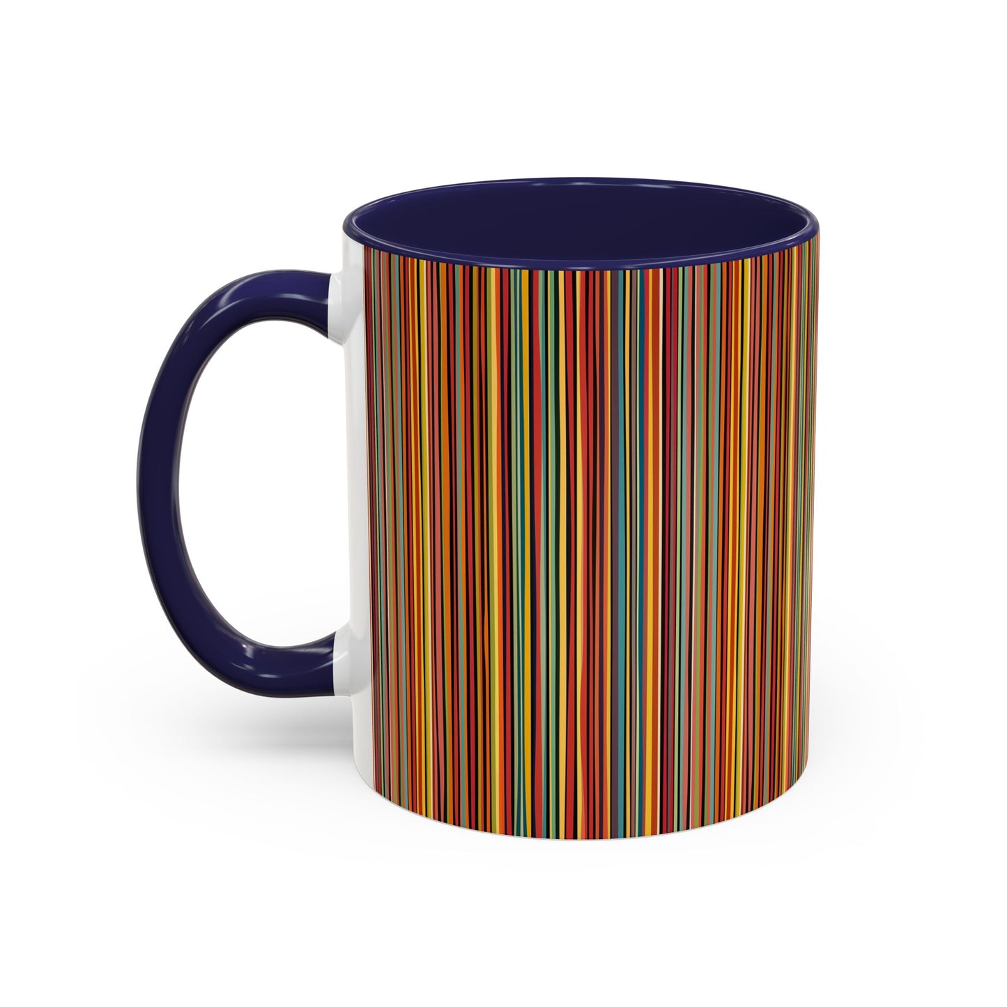 Coffee Mug - Vibrant Coloured Lines