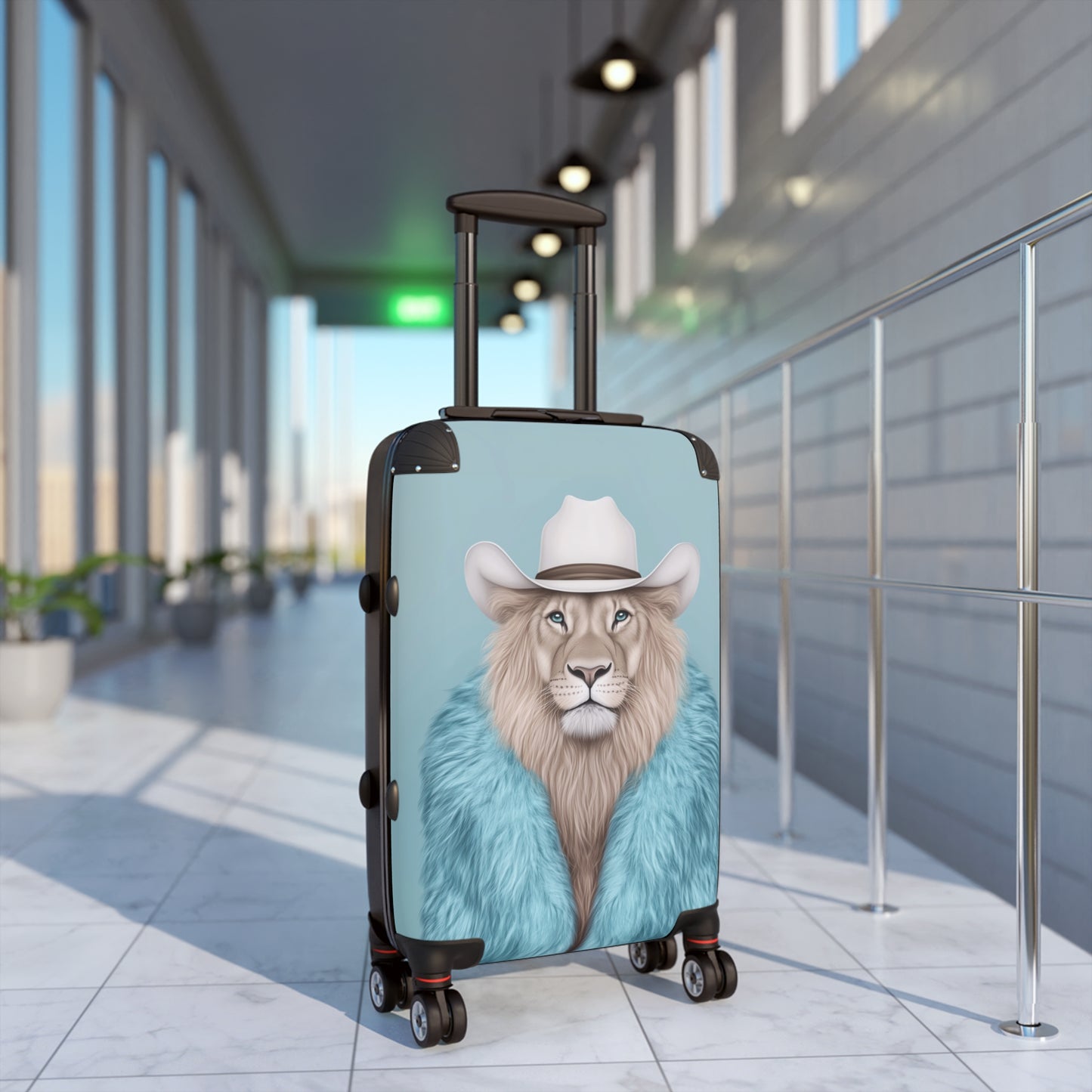 Lion in Fur Coat - Suitcase