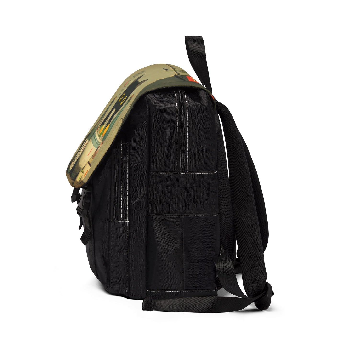 Oxford Canvas Backpack - Ramen Cat