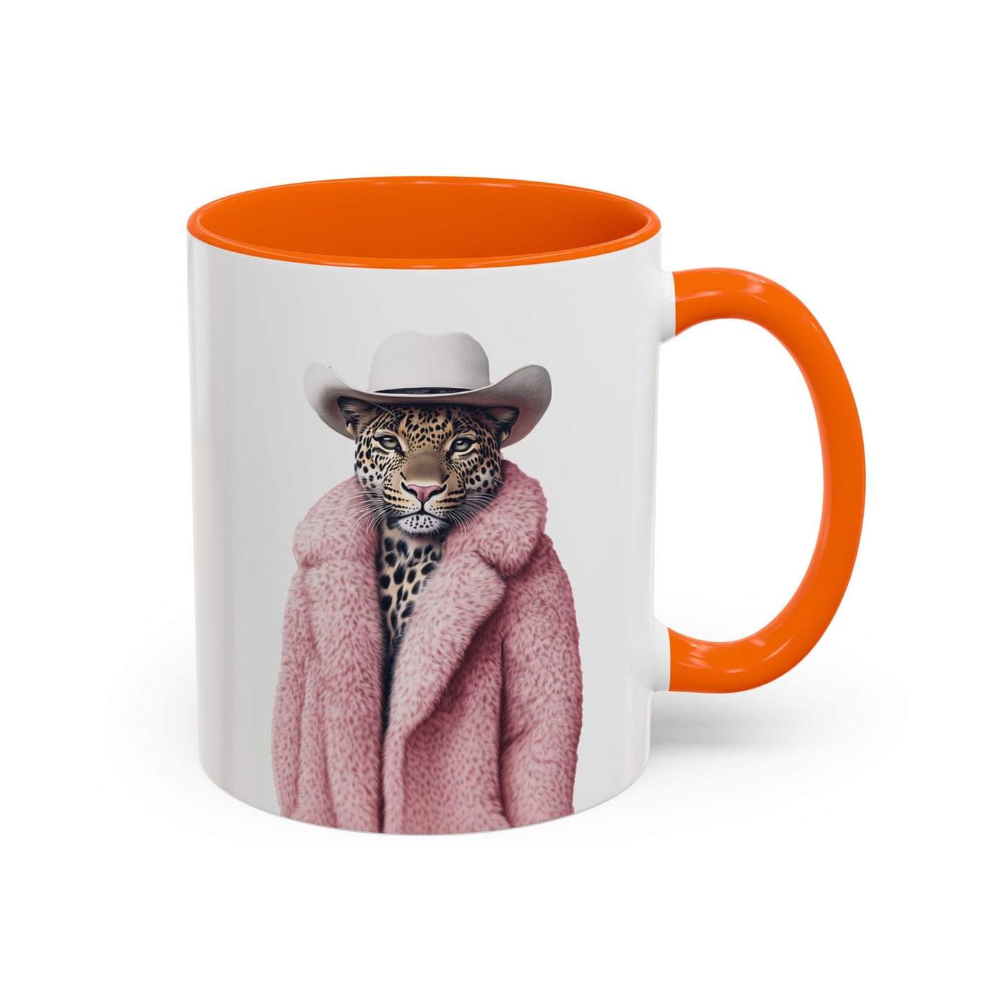 Coffee Mug - Cool Cat in Pink Fur