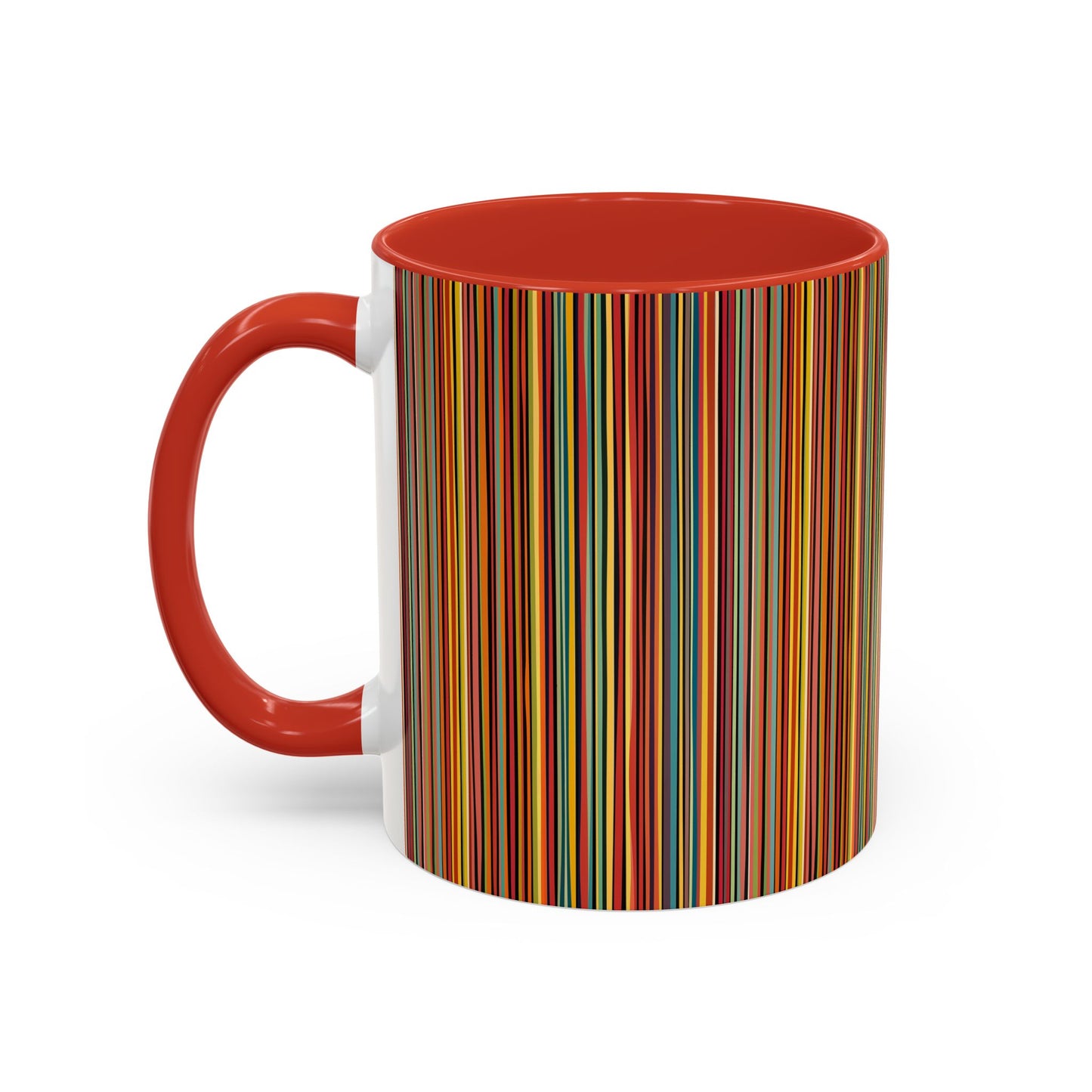 Coffee Mug - Vibrant Coloured Lines