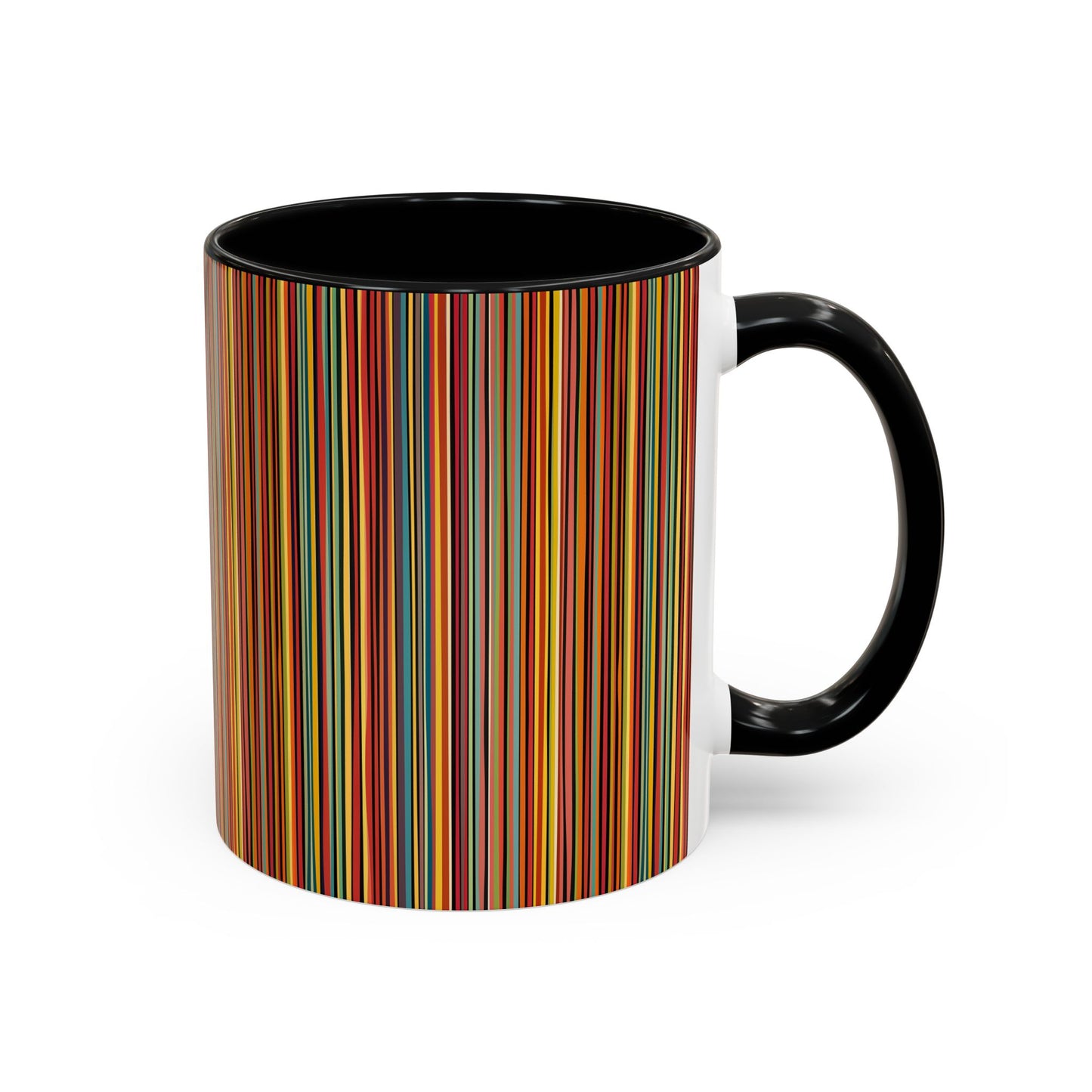 Coffee Mug - Vibrant Coloured Lines